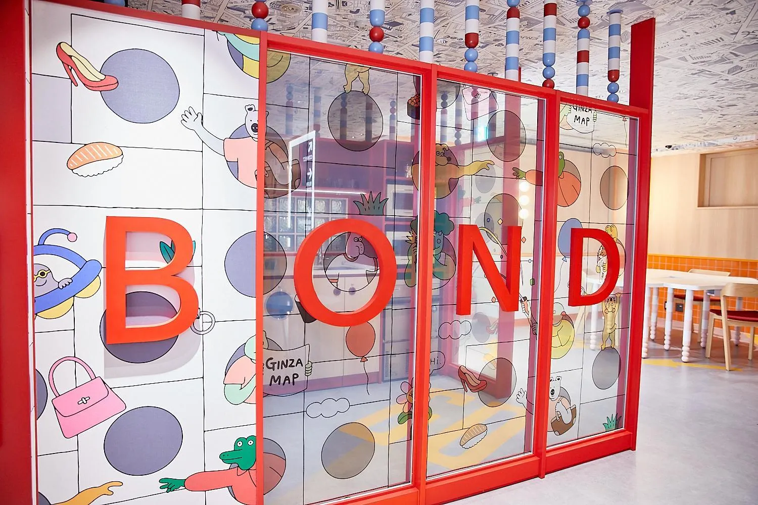 Communal kitchen in lyf Ginza Tokyo