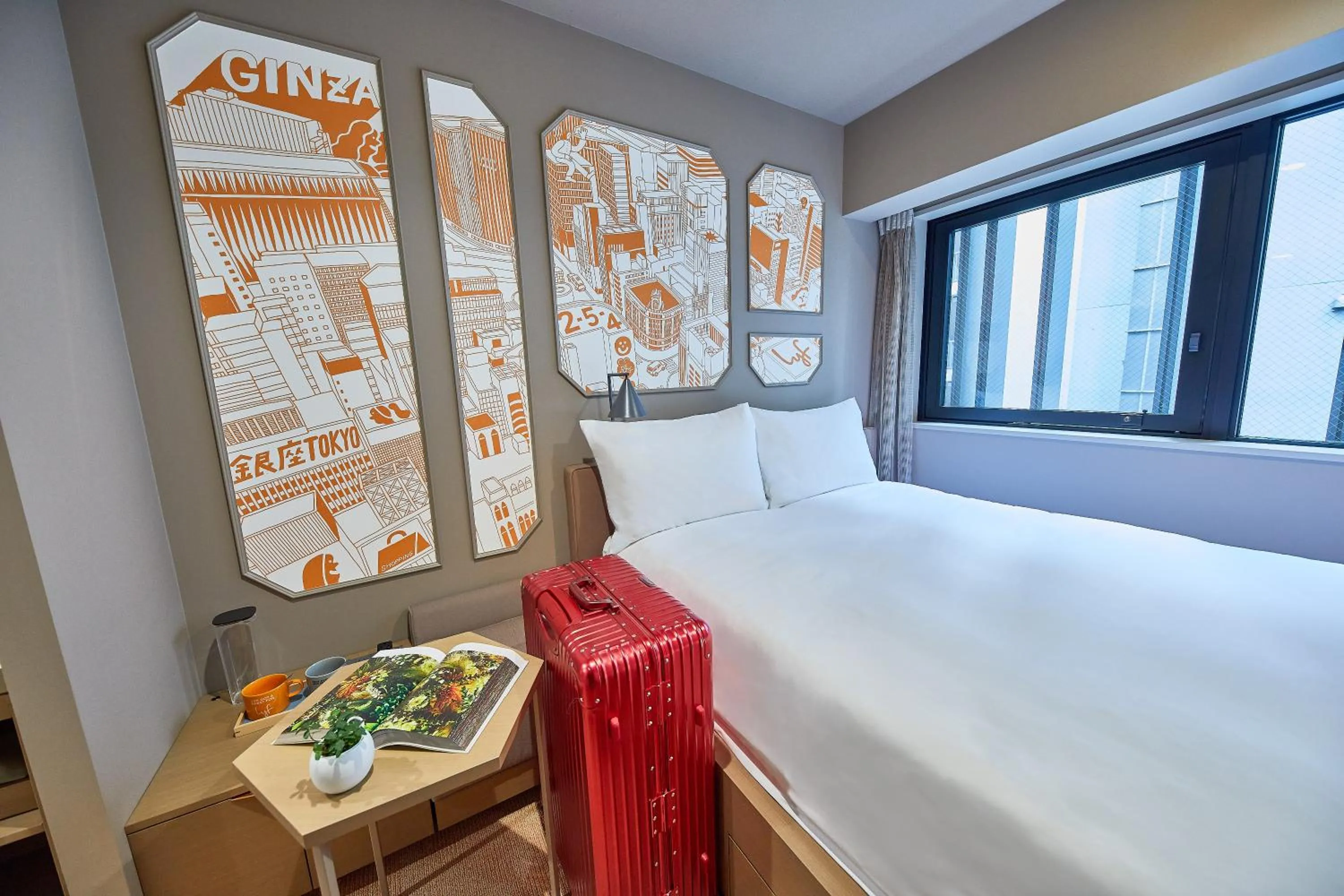 Photo of the whole room, Bed in lyf Ginza Tokyo