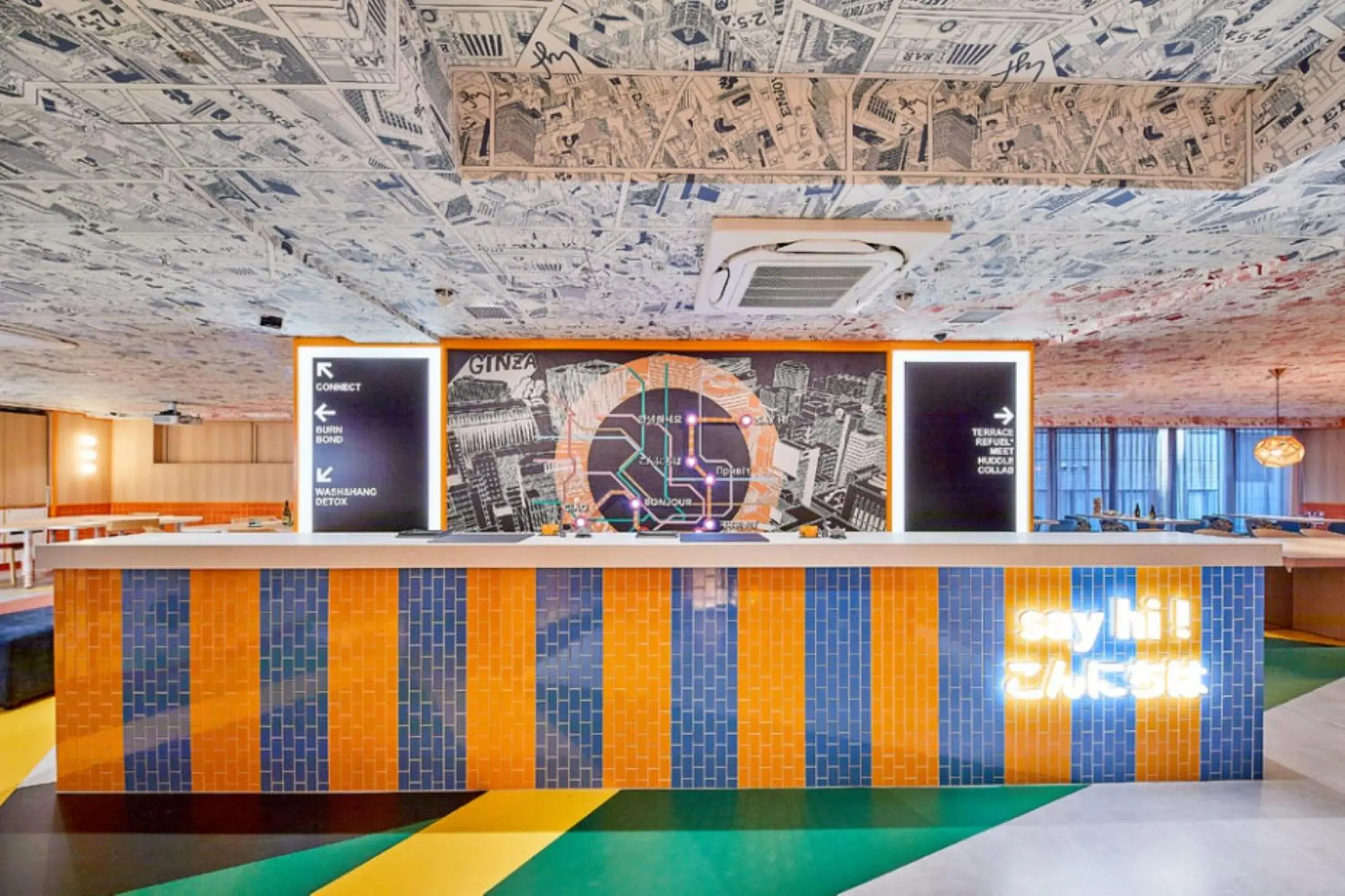 Lobby or reception in lyf Ginza Tokyo Lobby or reception in lyf Ginza Tokyo