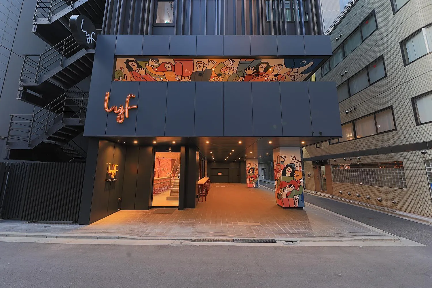 Facade/entrance in lyf Ginza Tokyo