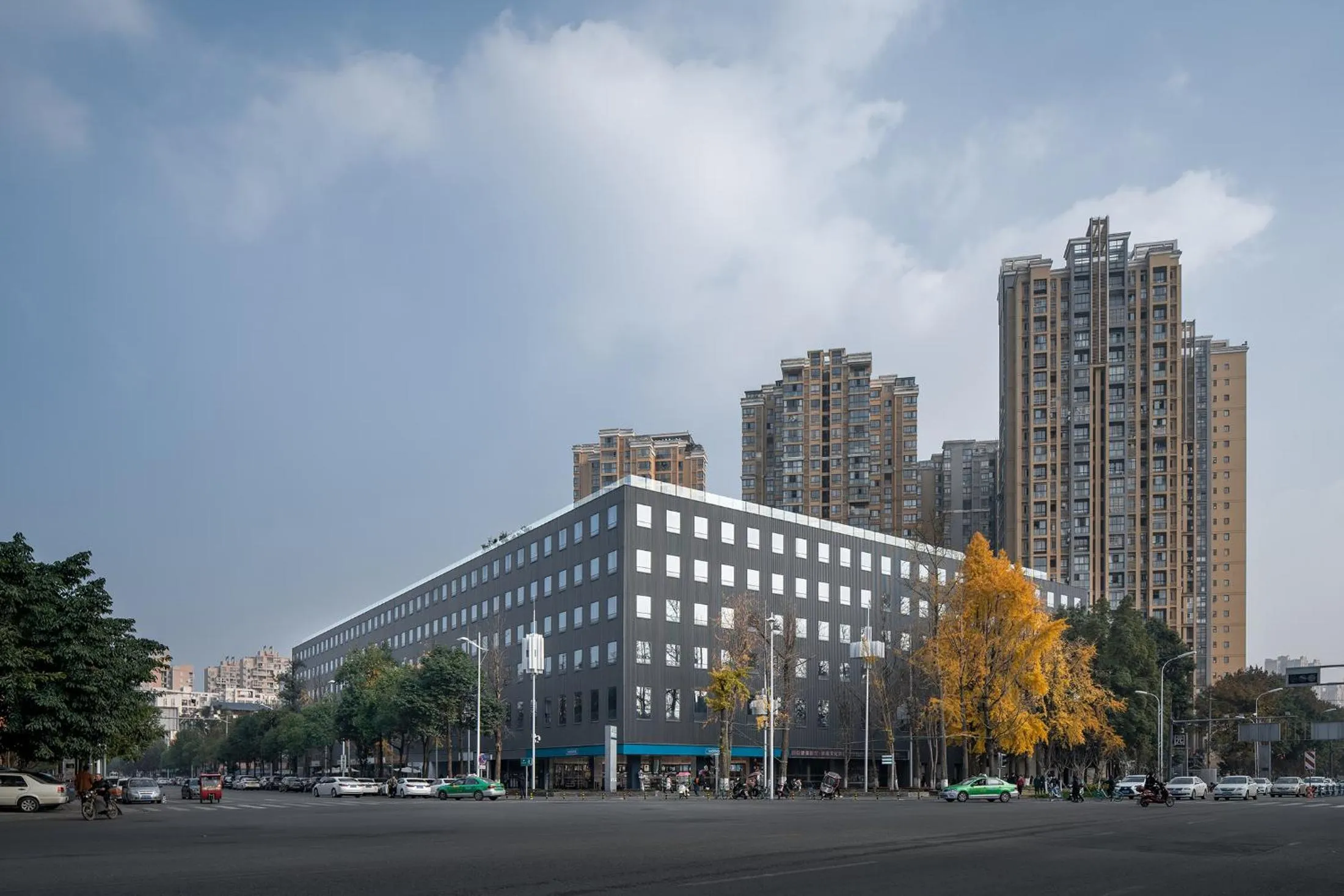 Property building in Chengdu Chengshe Hotel - Wenjiang University Town Southwest Caida Branch