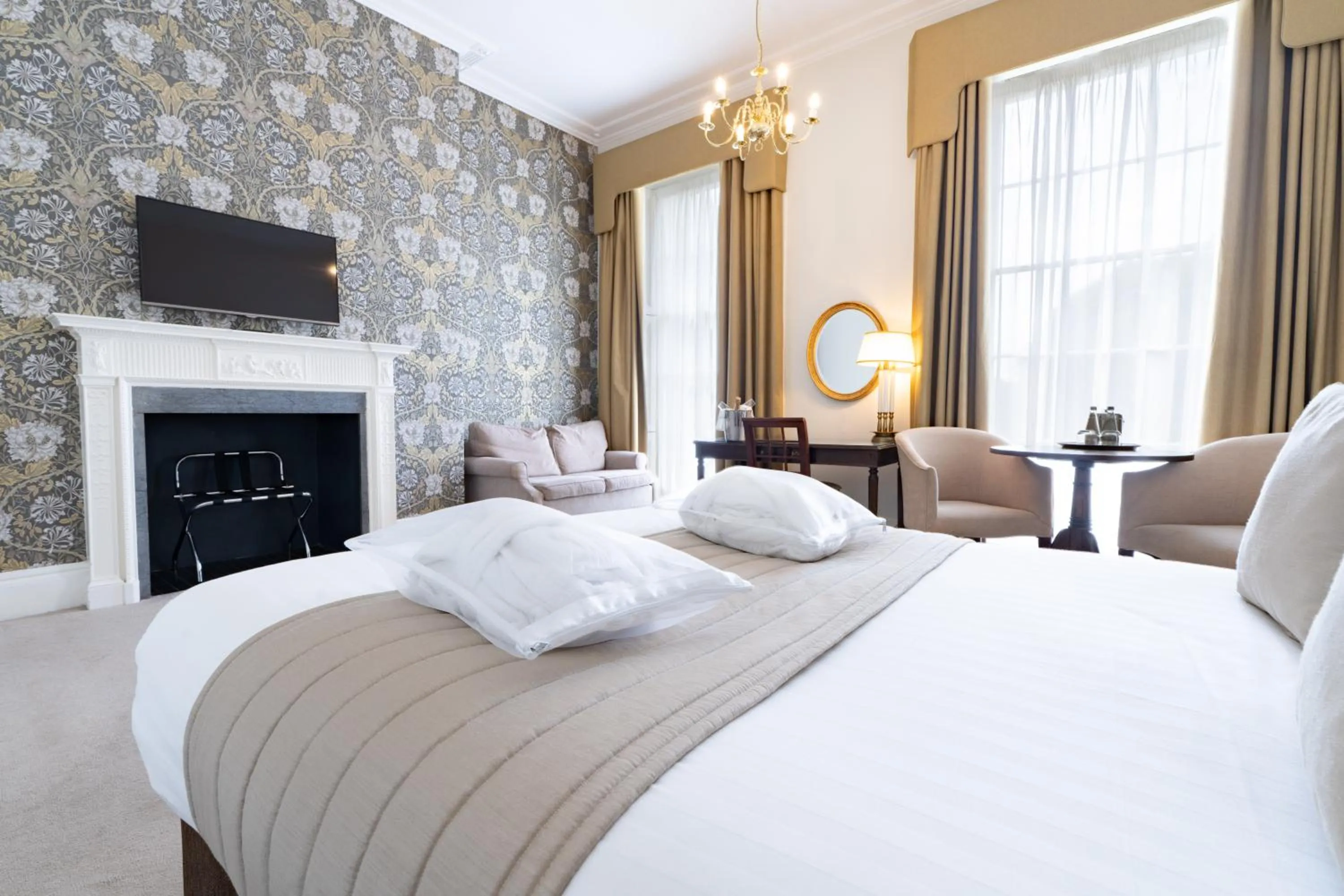 Bed in Orton Hall Hotel & Spa