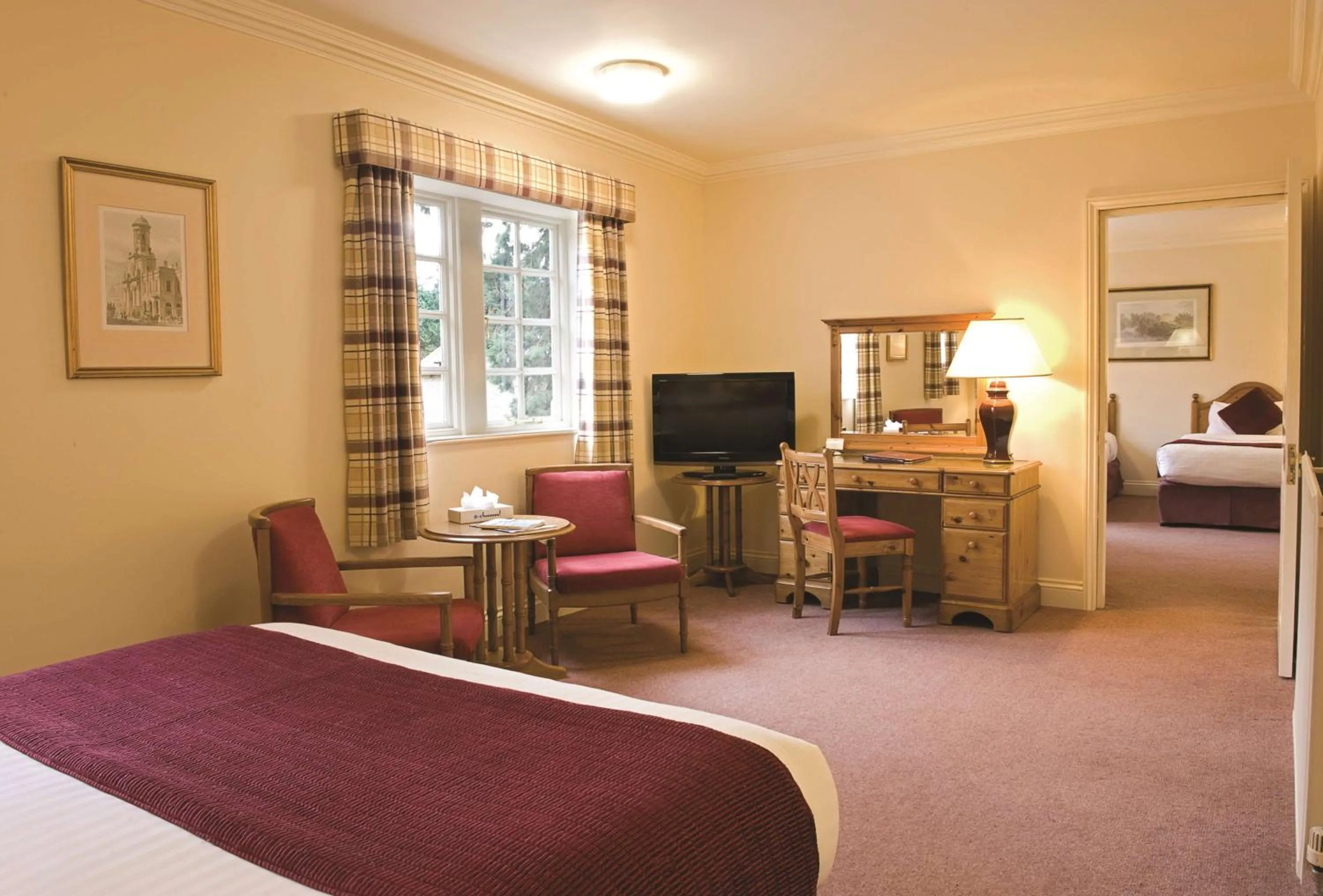 Photo of the whole room, Bed in Orton Hall Hotel & Spa