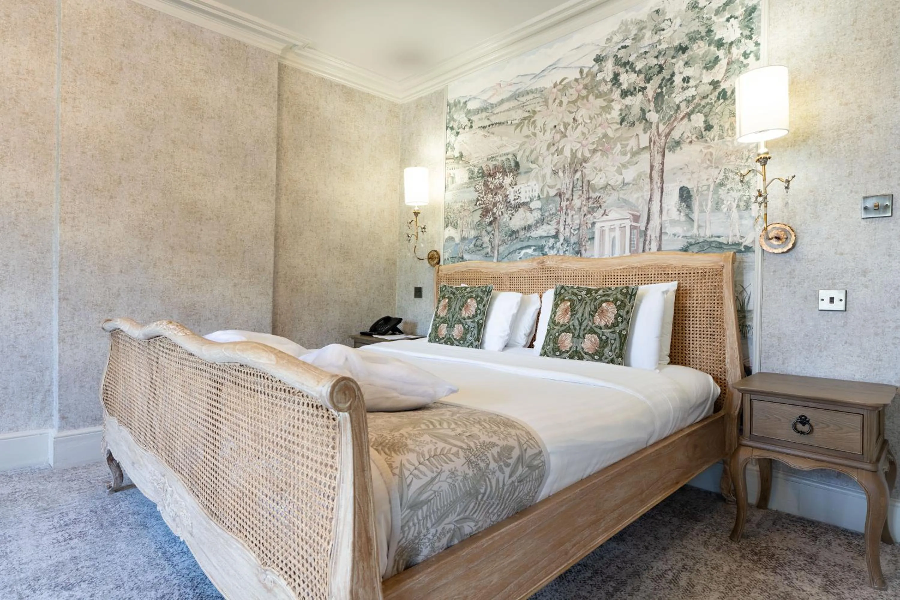 Bed in Orton Hall Hotel & Spa