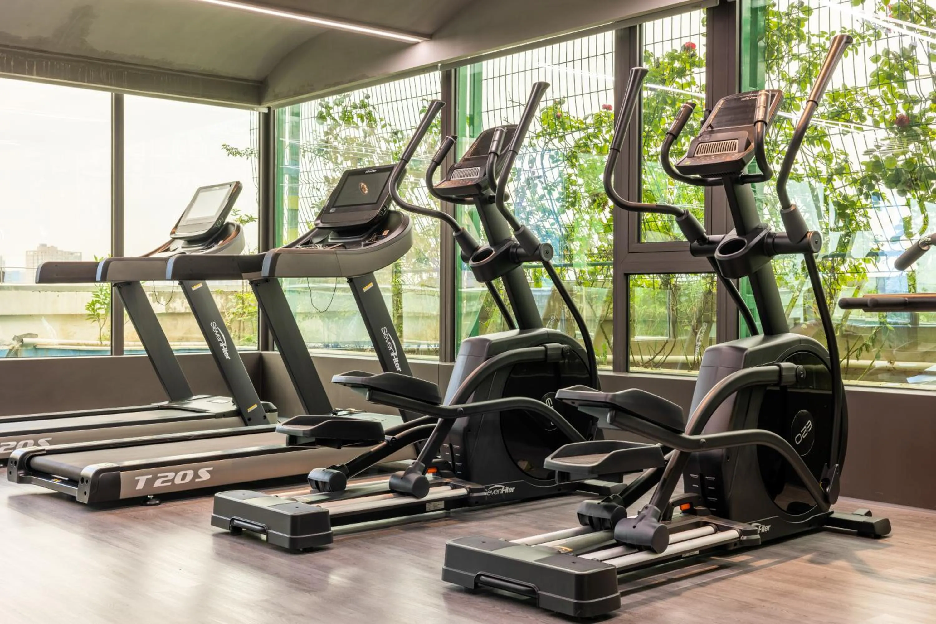 Fitness centre/facilities in 西安钟楼枫渡酒店永兴坊地铁站店