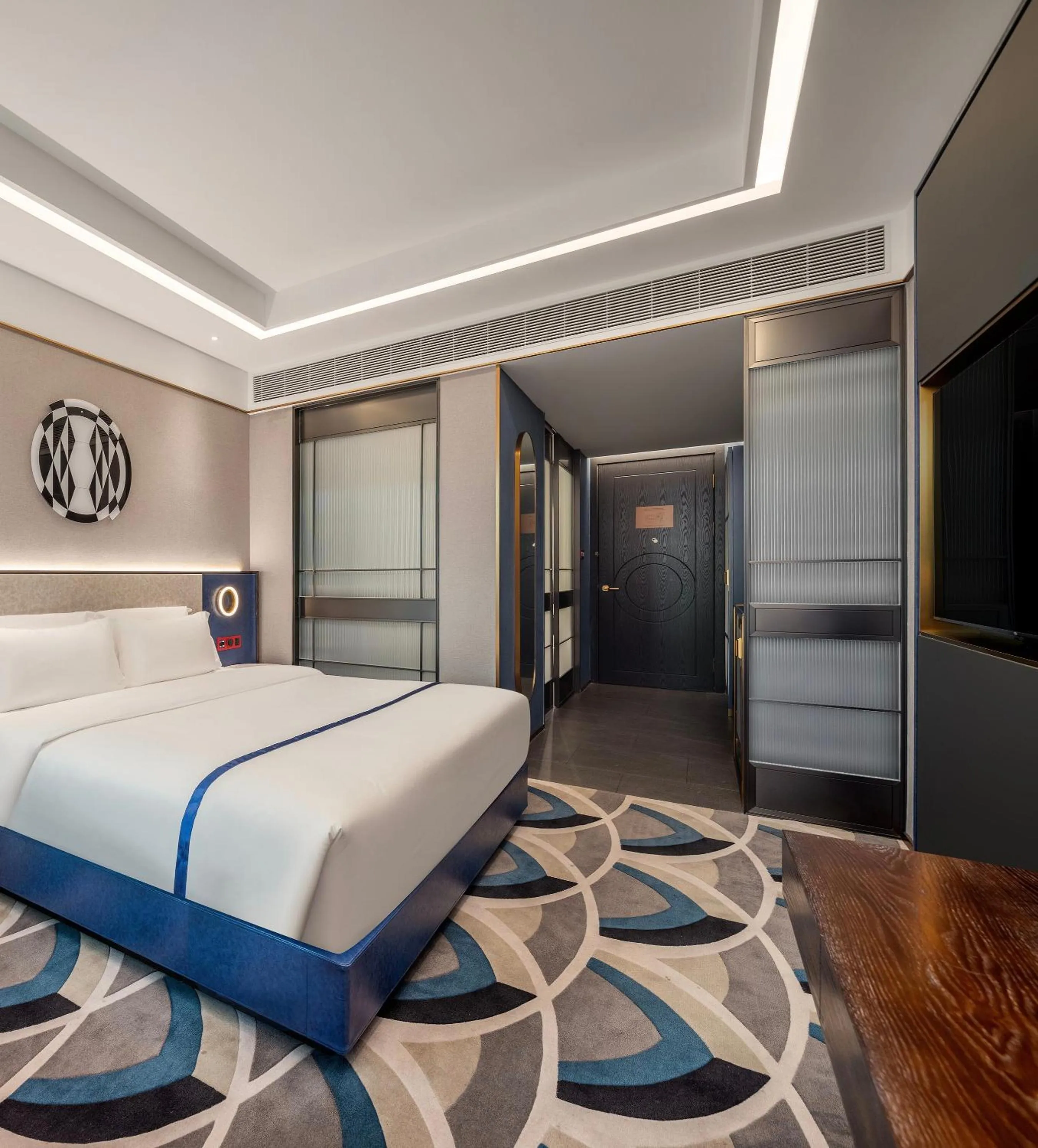 Bed in 西安钟楼枫渡酒店永兴坊地铁站店