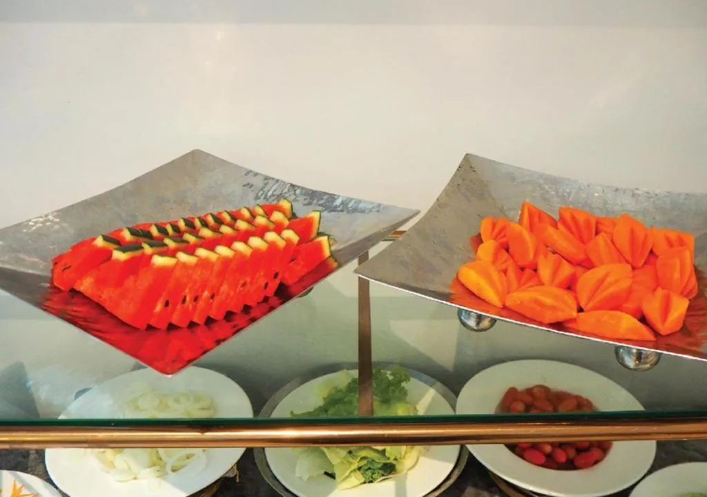 Buffet breakfast in Court Wing Hotel Sukhumvit Bangkok