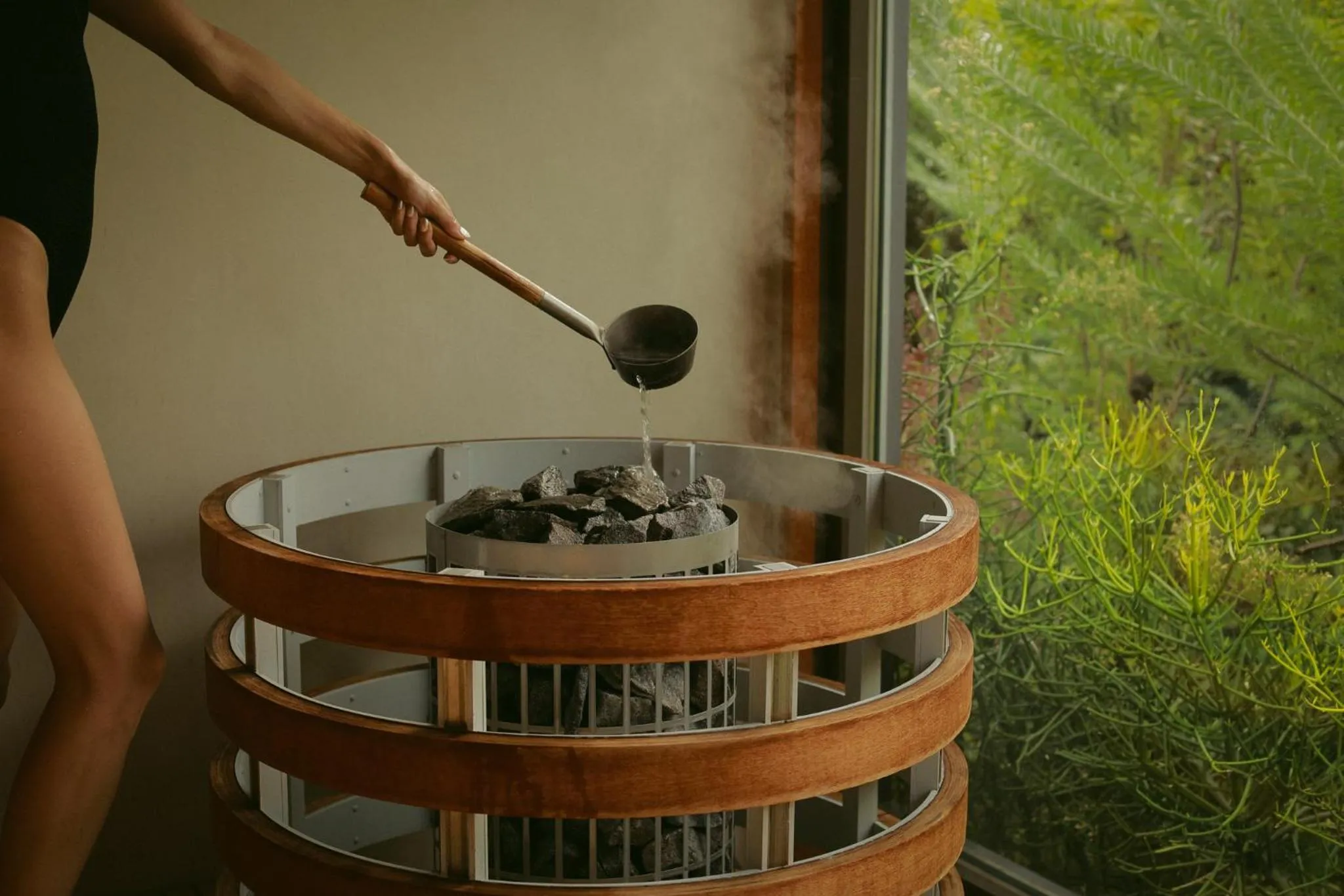 Sauna in BOTANICAL POOL CLUB