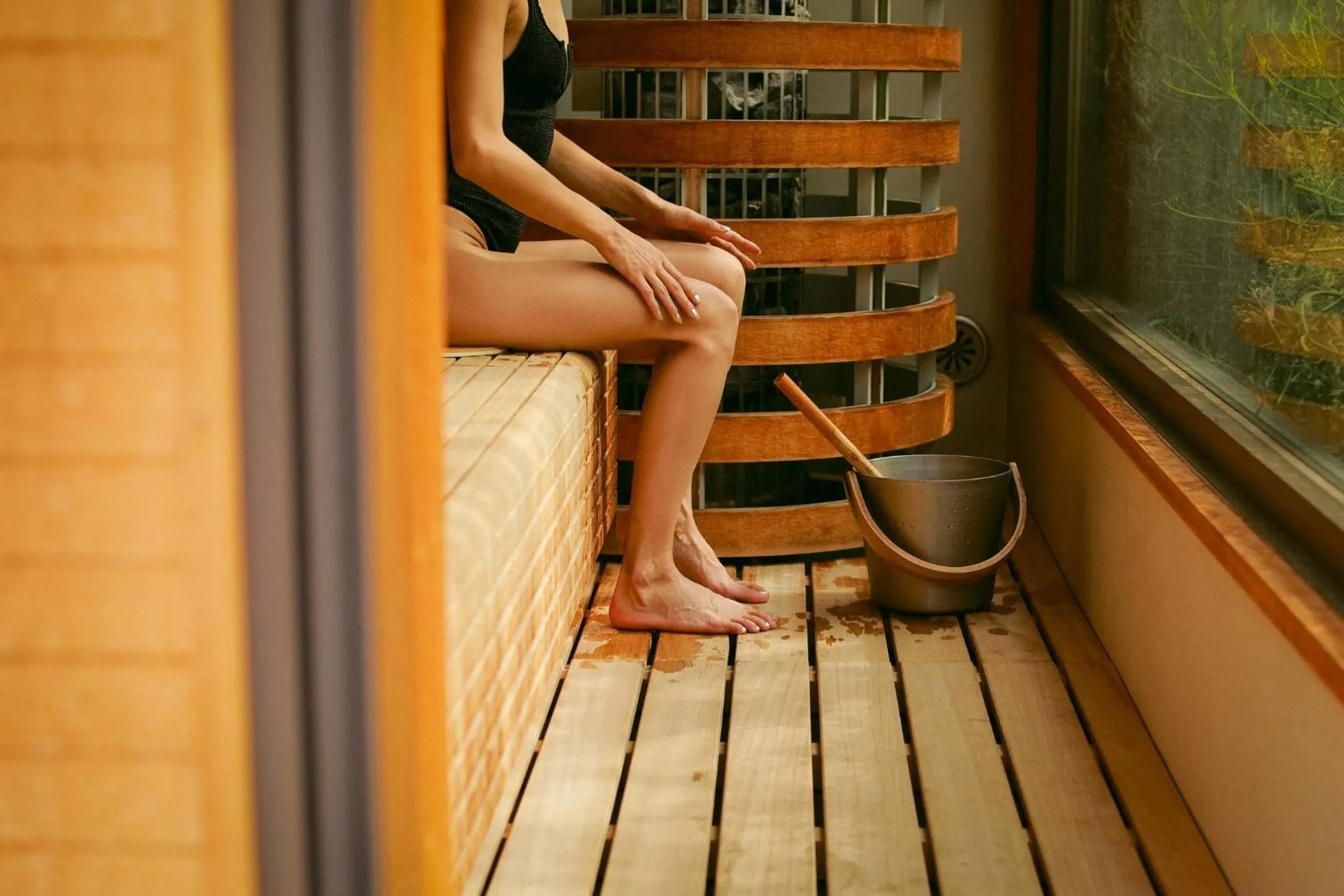 Sauna in BOTANICAL POOL CLUB