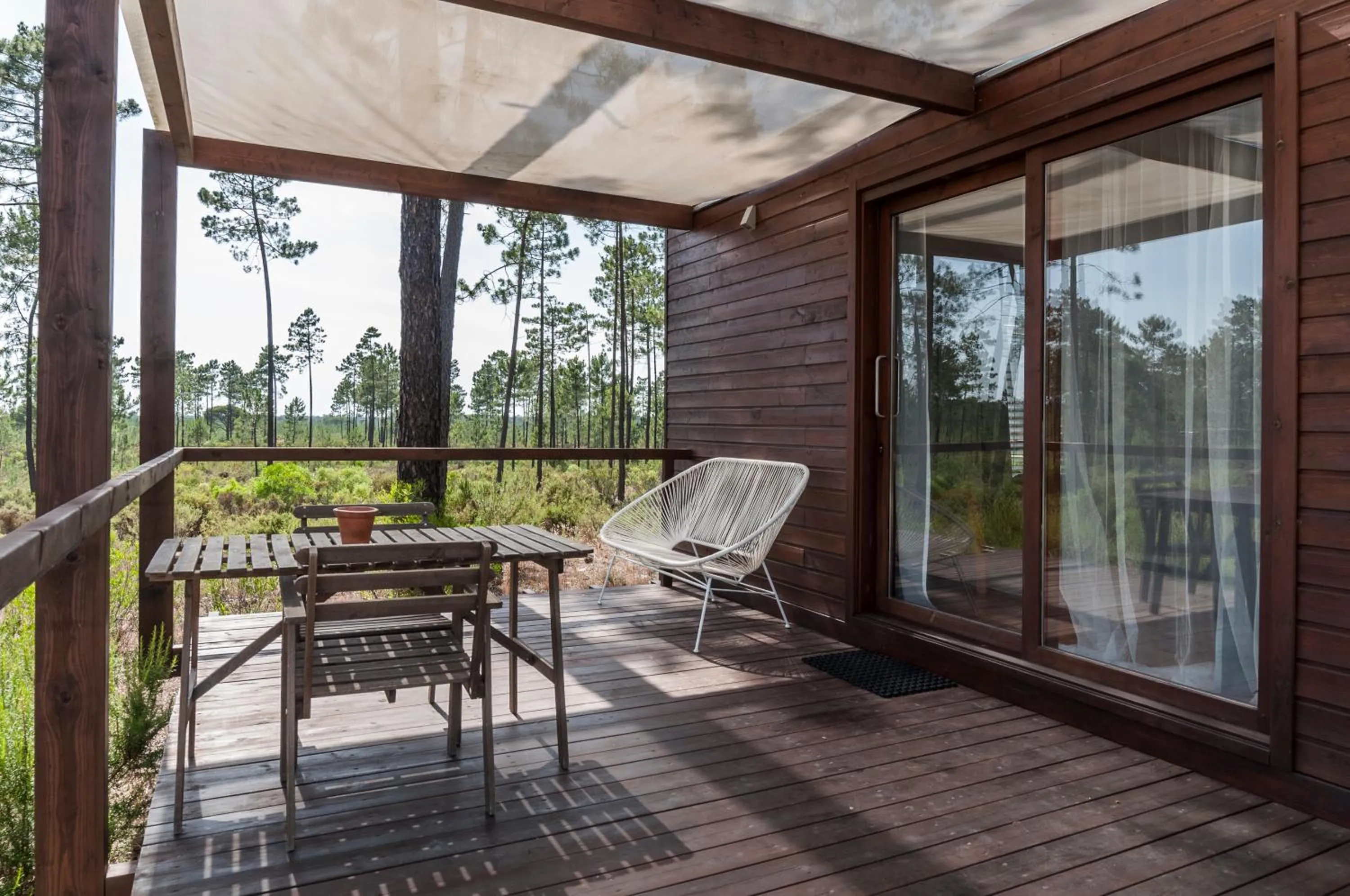 Balcony/Terrace in Cocoon Eco Design Lodges