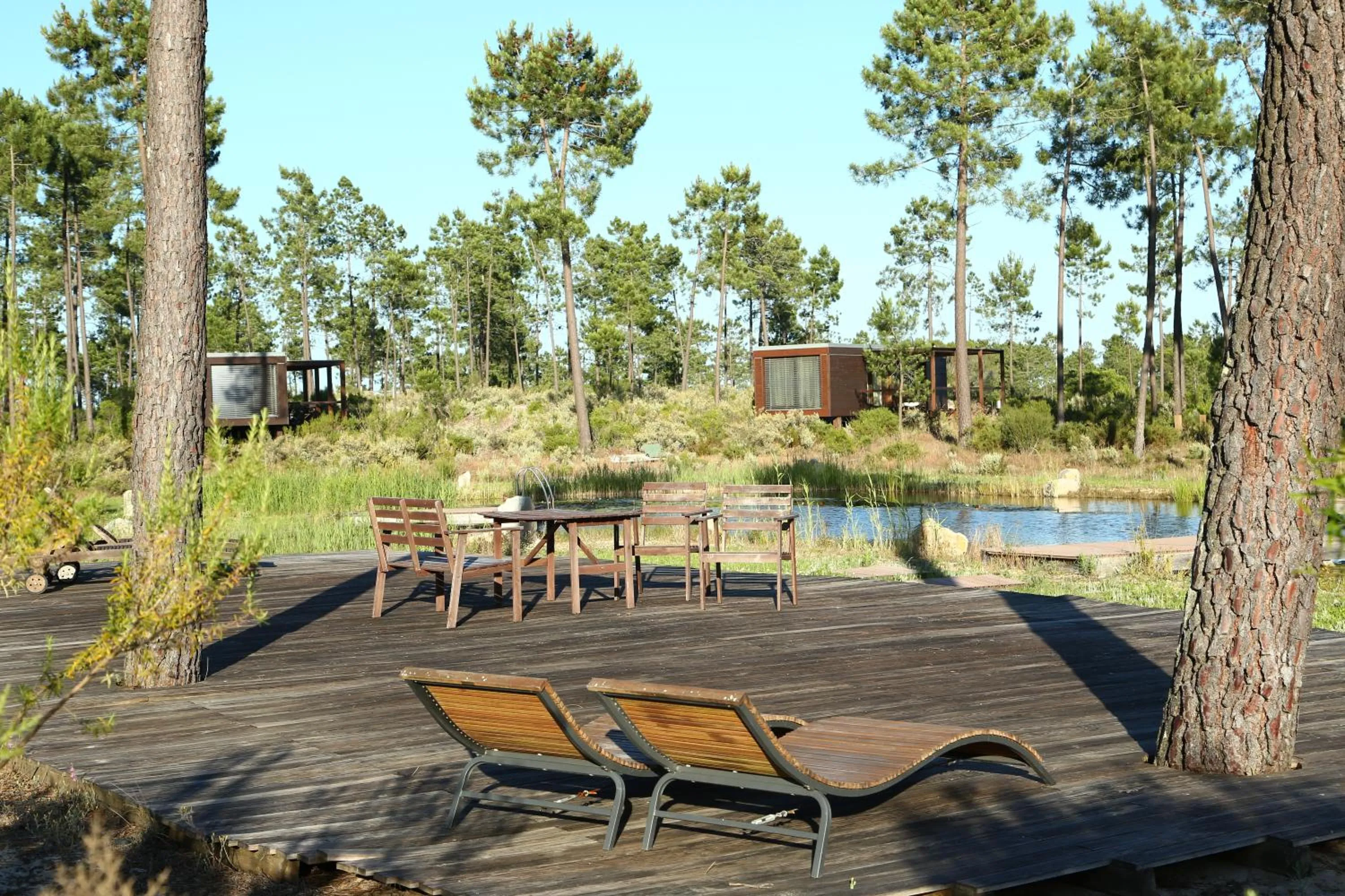 Balcony/Terrace in Cocoon Eco Design Lodges