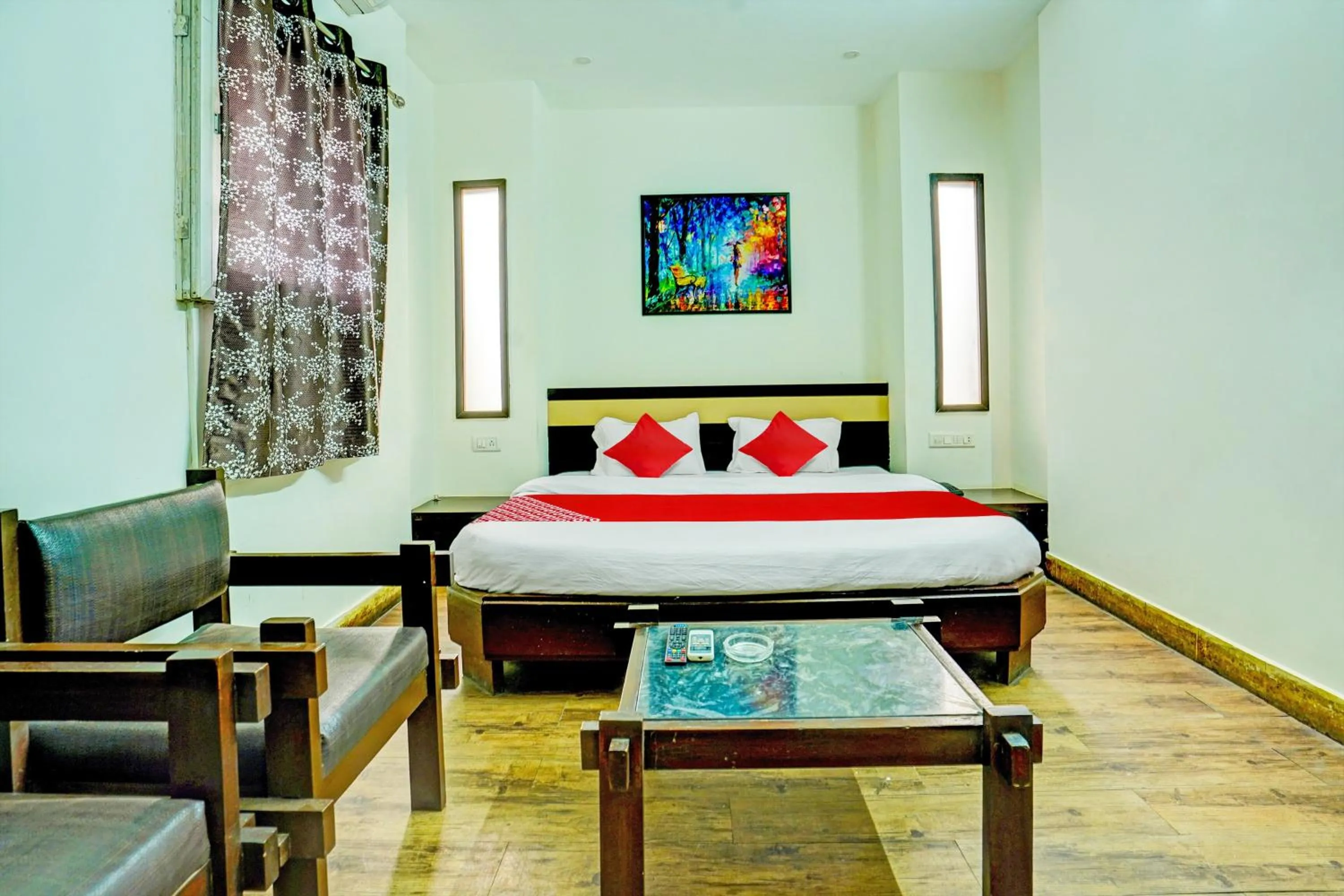 Bedroom, Bed in Hotel O Sunshin Deluxe