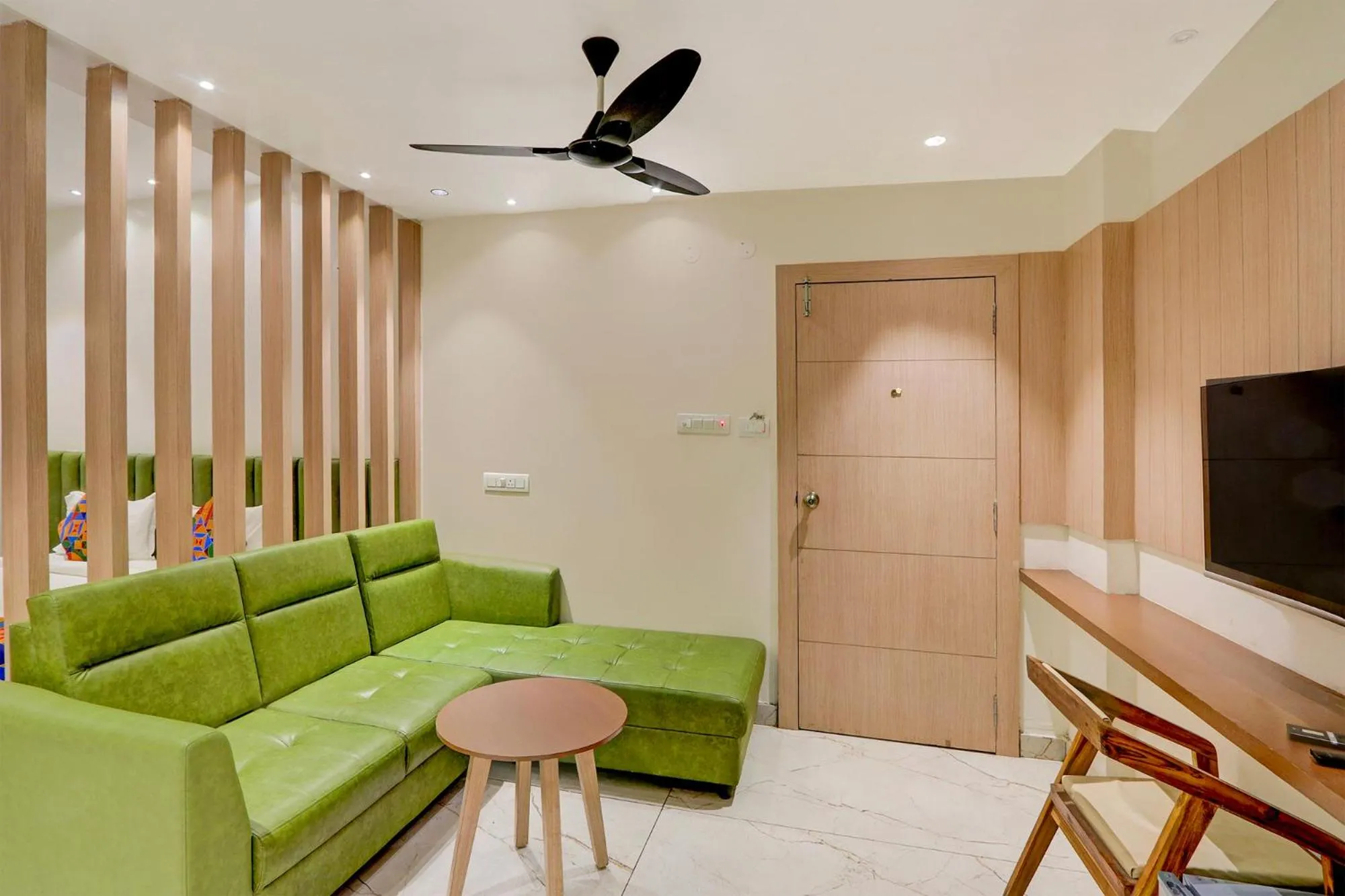 Seating area in FabHotel Silver Cloud
