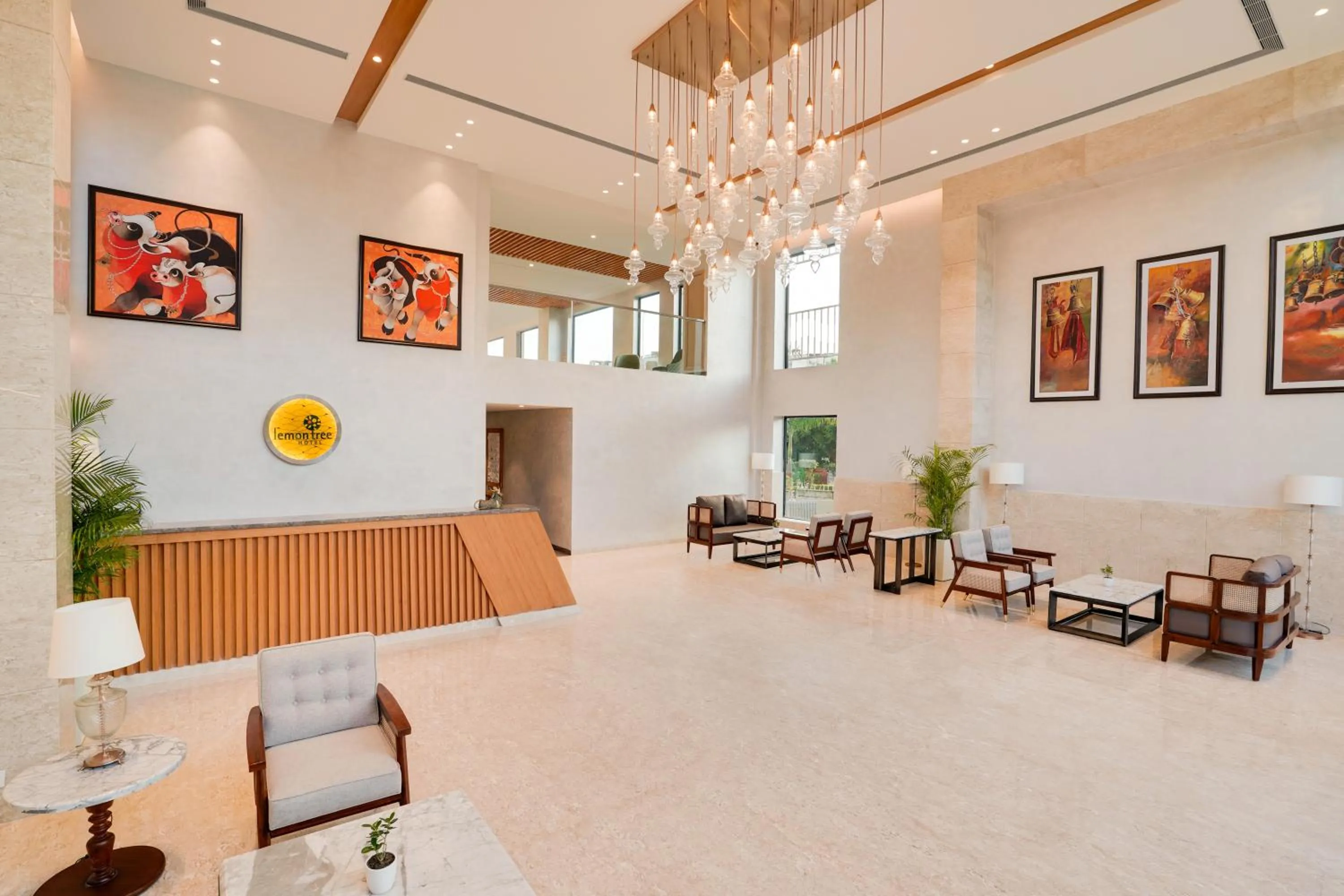 Lobby or reception in Lemon Tree Hotel, Haridwar