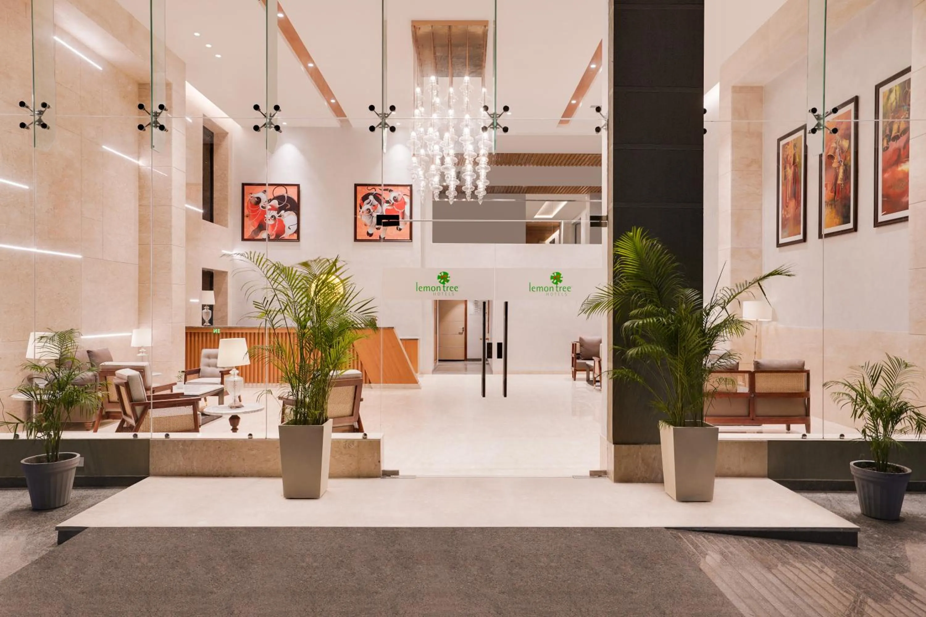 Lobby or reception in Lemon Tree Hotel, Haridwar