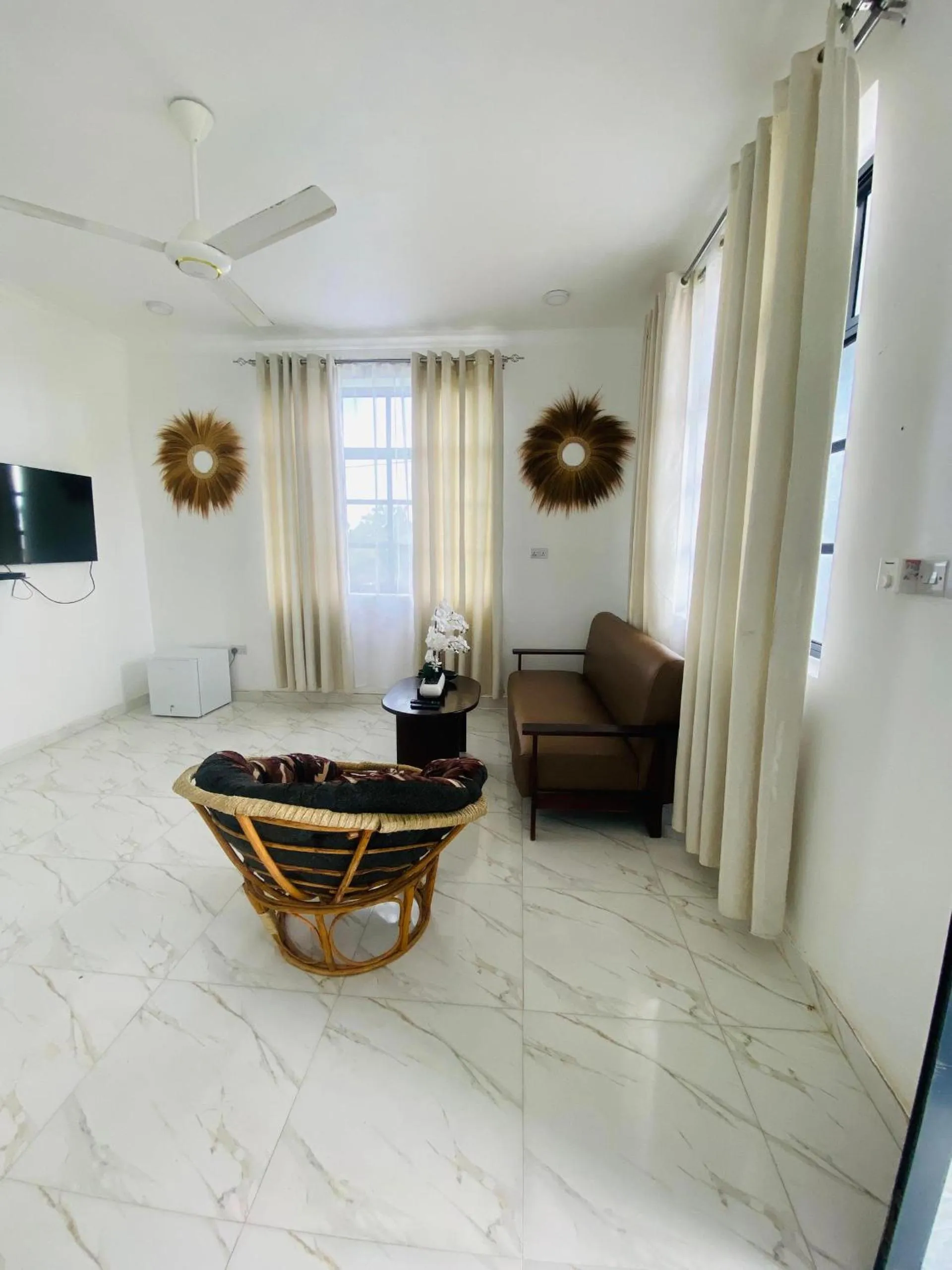 Living room in Terry's Villa Nungwi