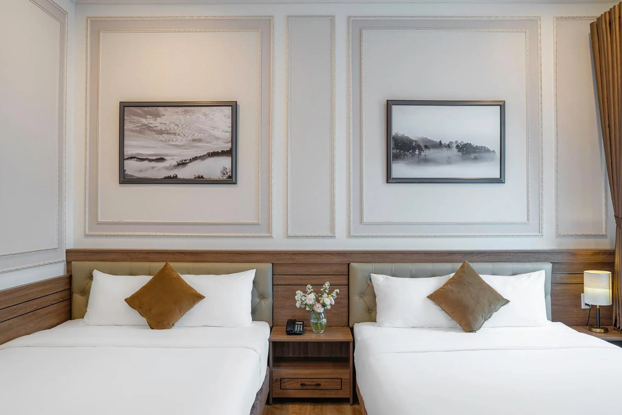 Bed in PINE VIEW Hotel Dalat