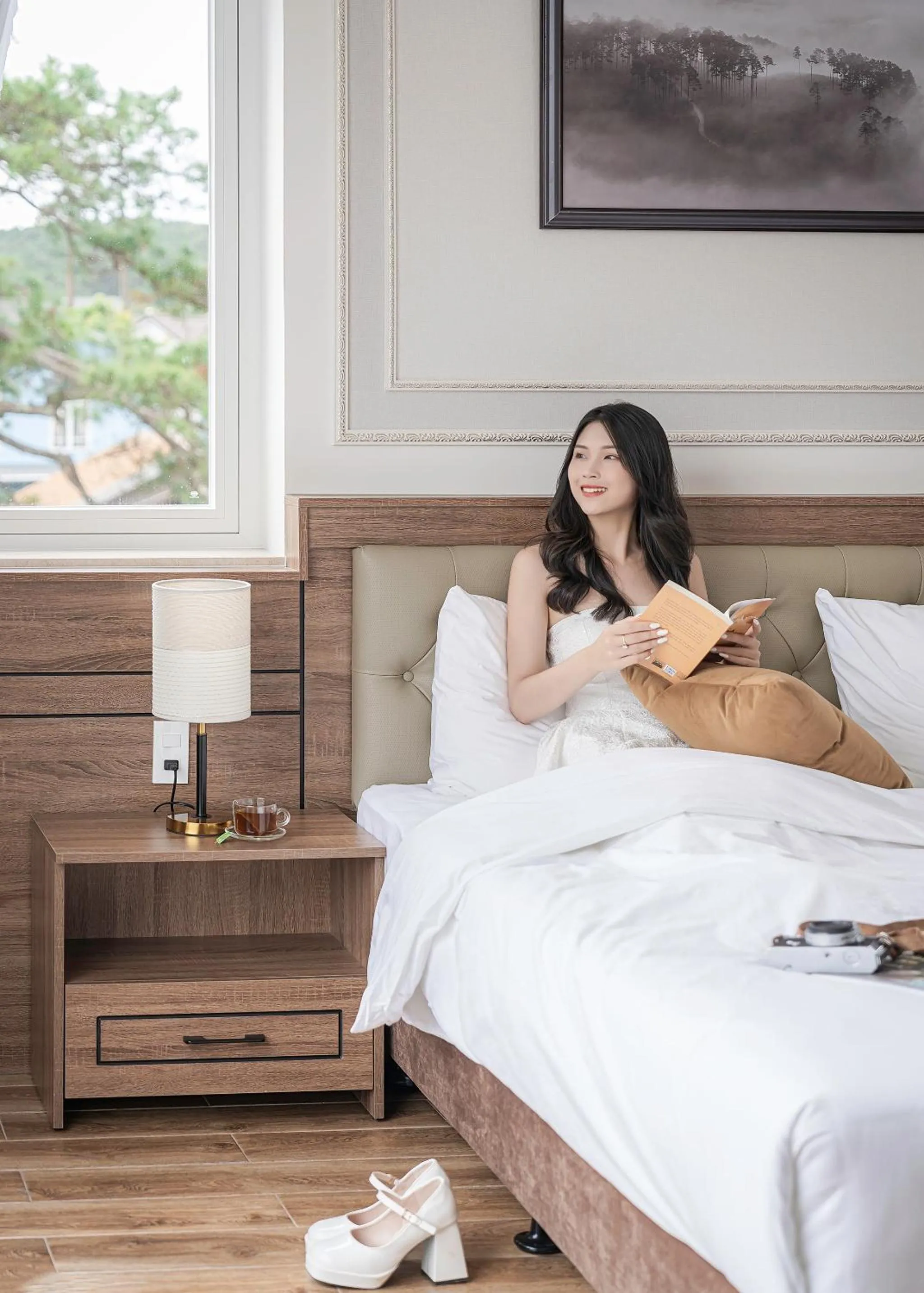 Bed in PINE VIEW Hotel Dalat