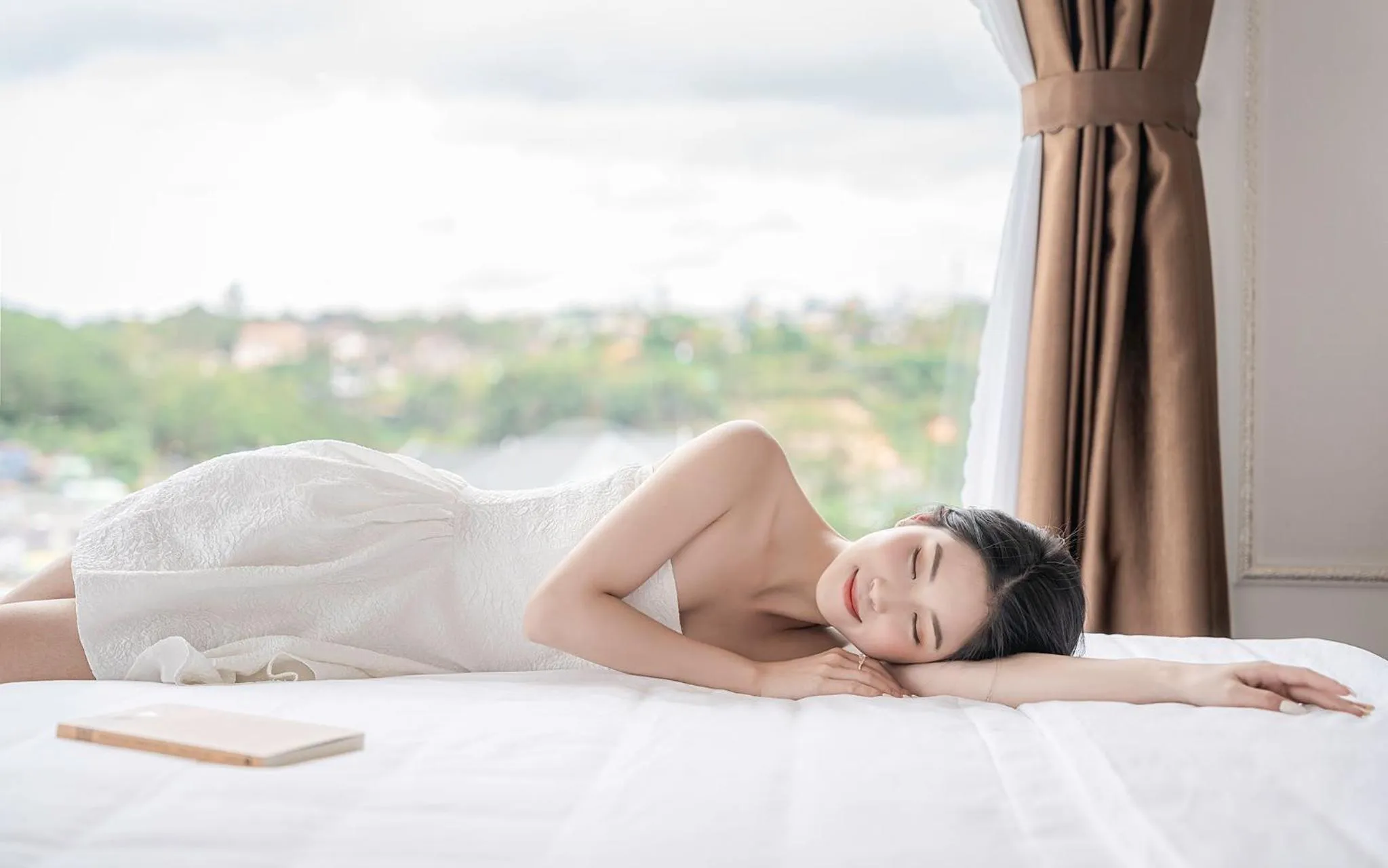 Bed in PINE VIEW Hotel Dalat