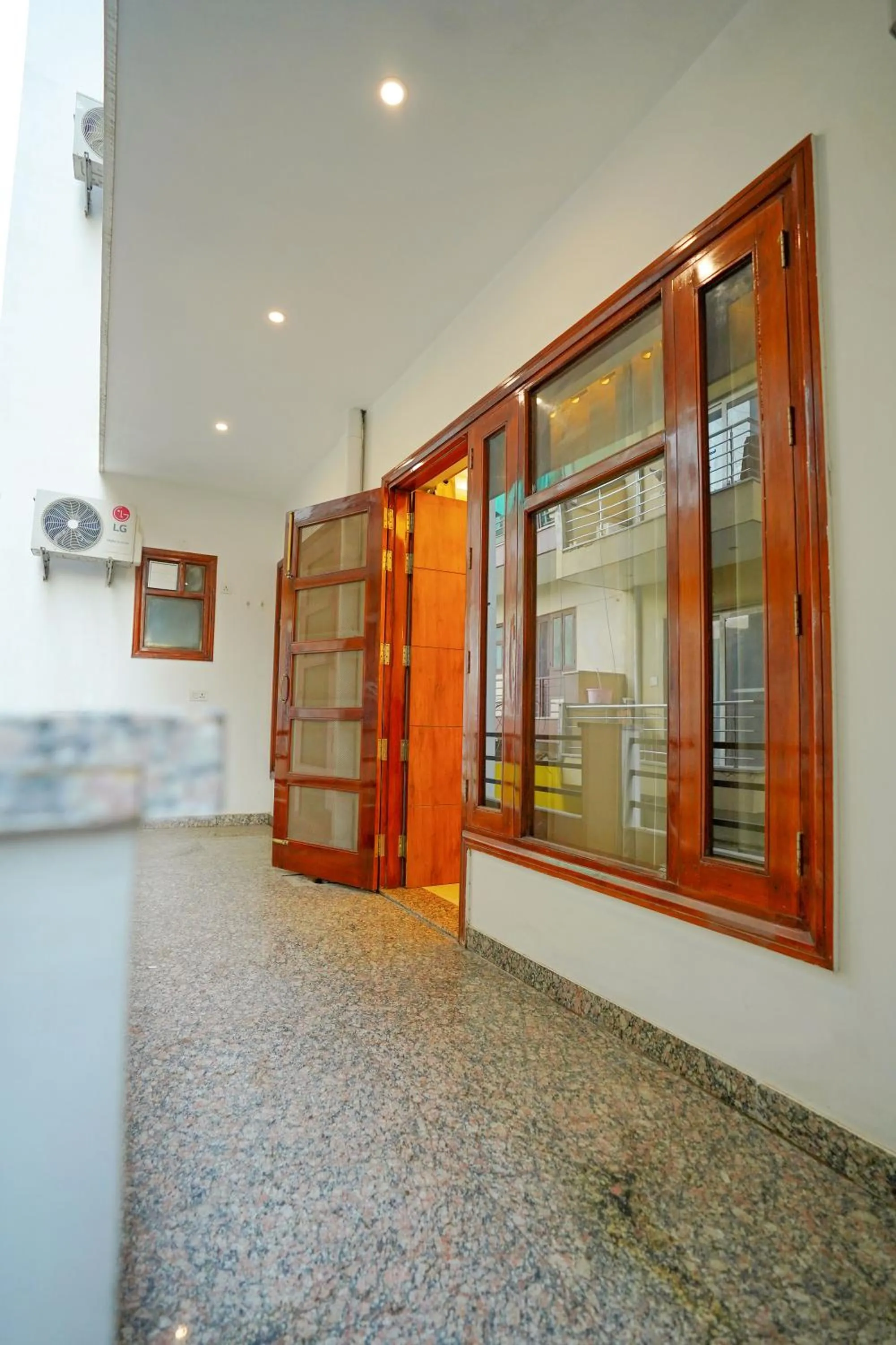 Balcony/Terrace in Hotel Maharaja Palace Boutique Hotels Near Medanta Medicity Gurgaon