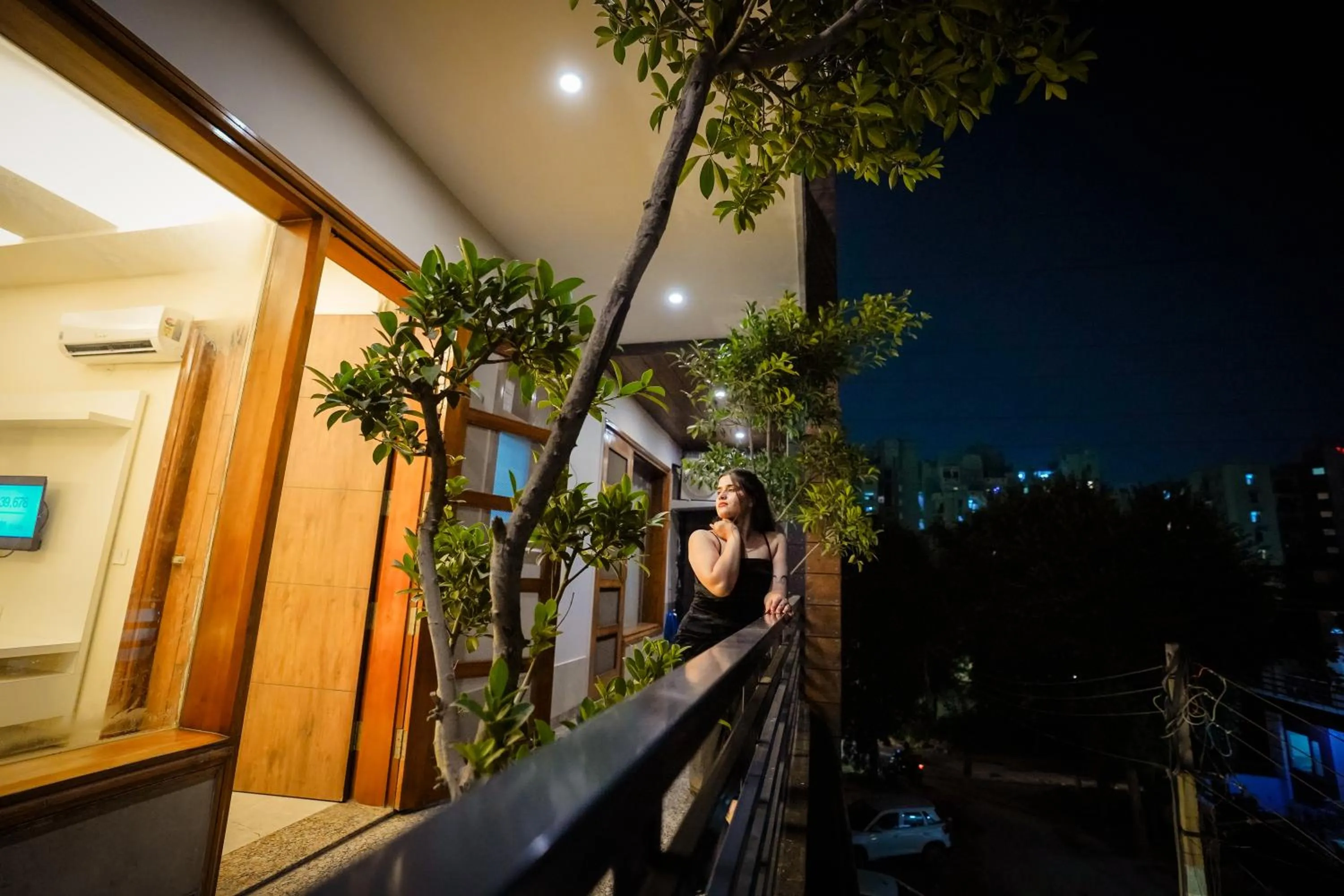 Balcony/Terrace in Hotel Maharaja Palace Boutique Hotels Near Medanta Medicity Gurgaon