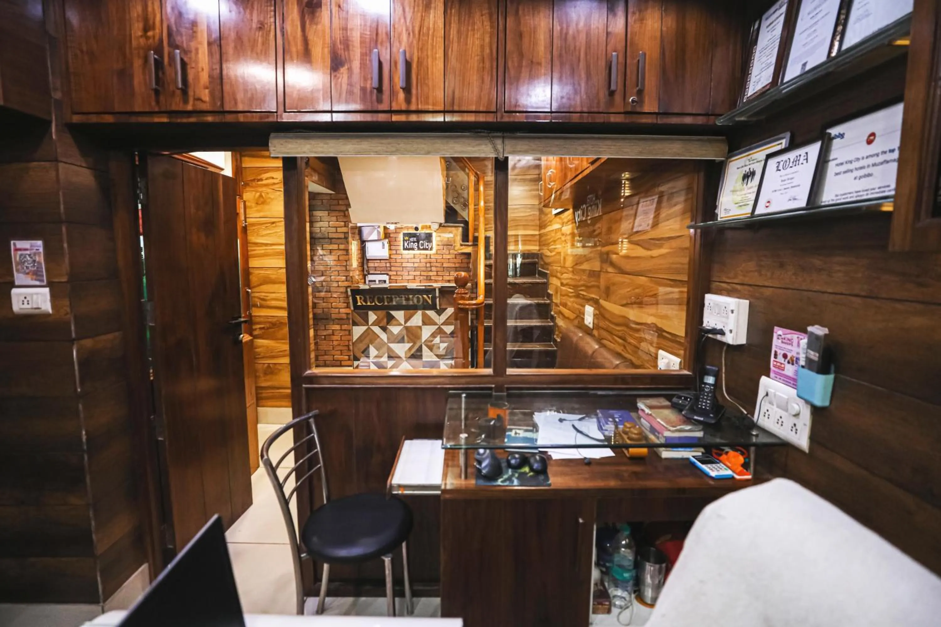 Lobby or reception in Hotel King City