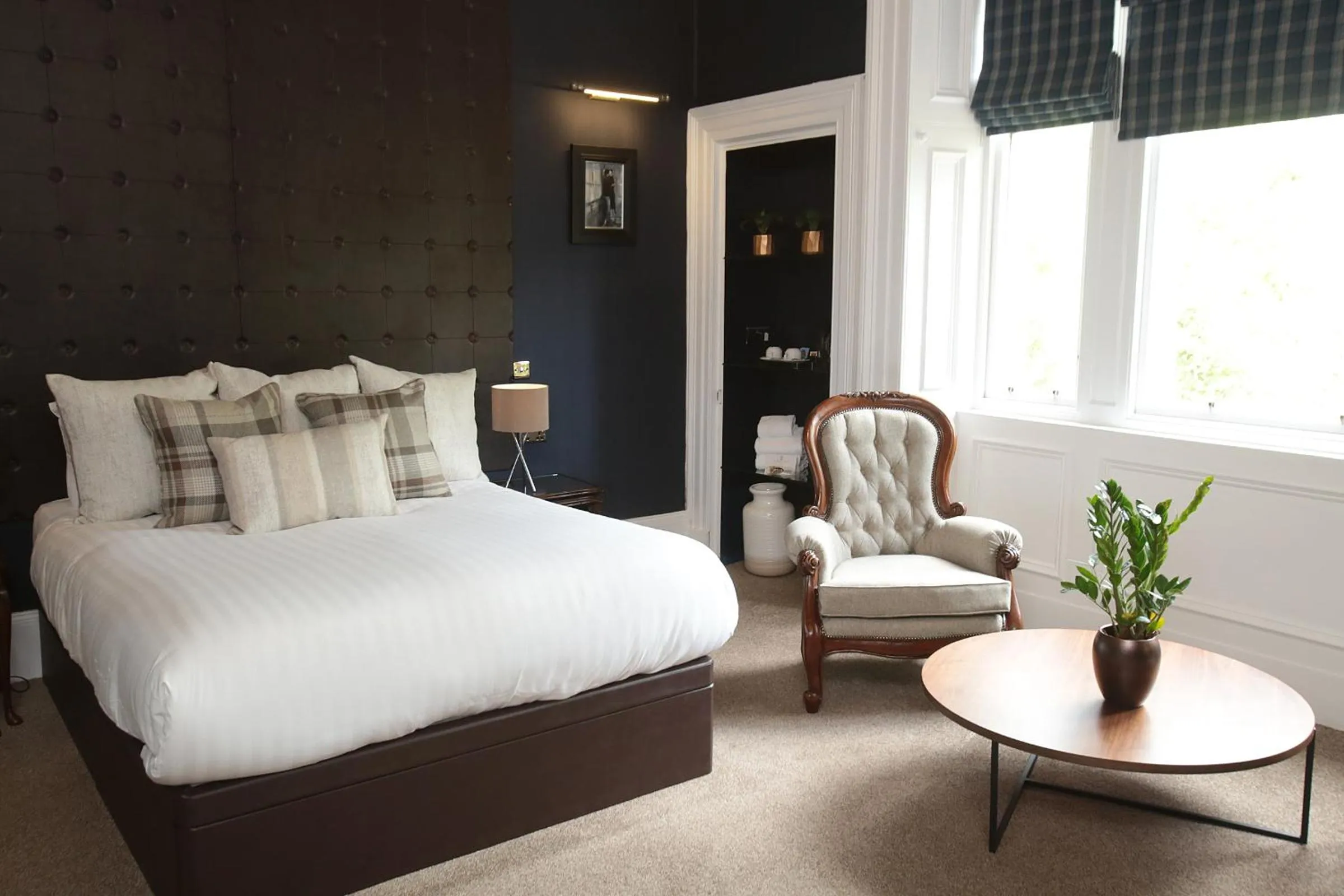 Bed in The Belhaven Hotel