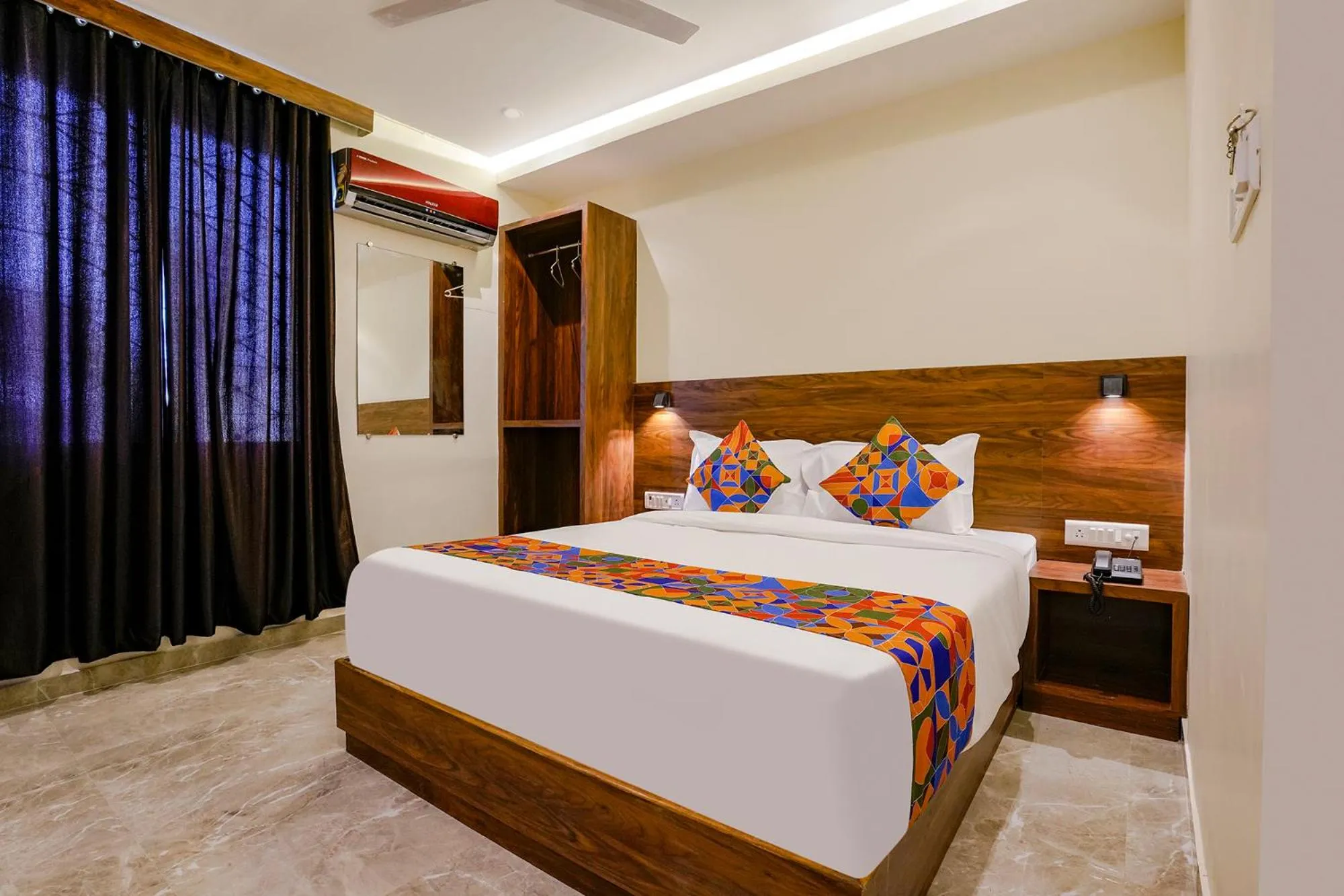 Bed in FabHotel Antlers - Nr Boriwali