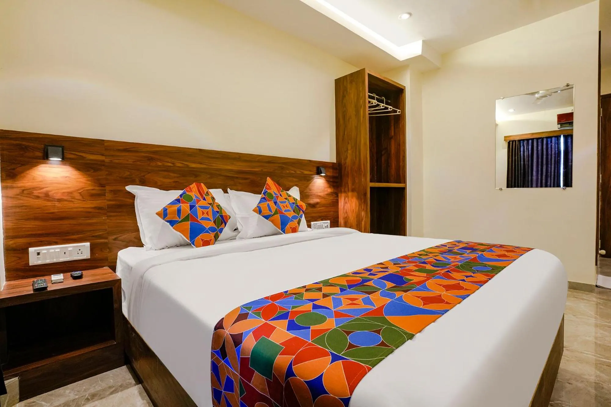 Bed in FabHotel Antlers - Nr Boriwali