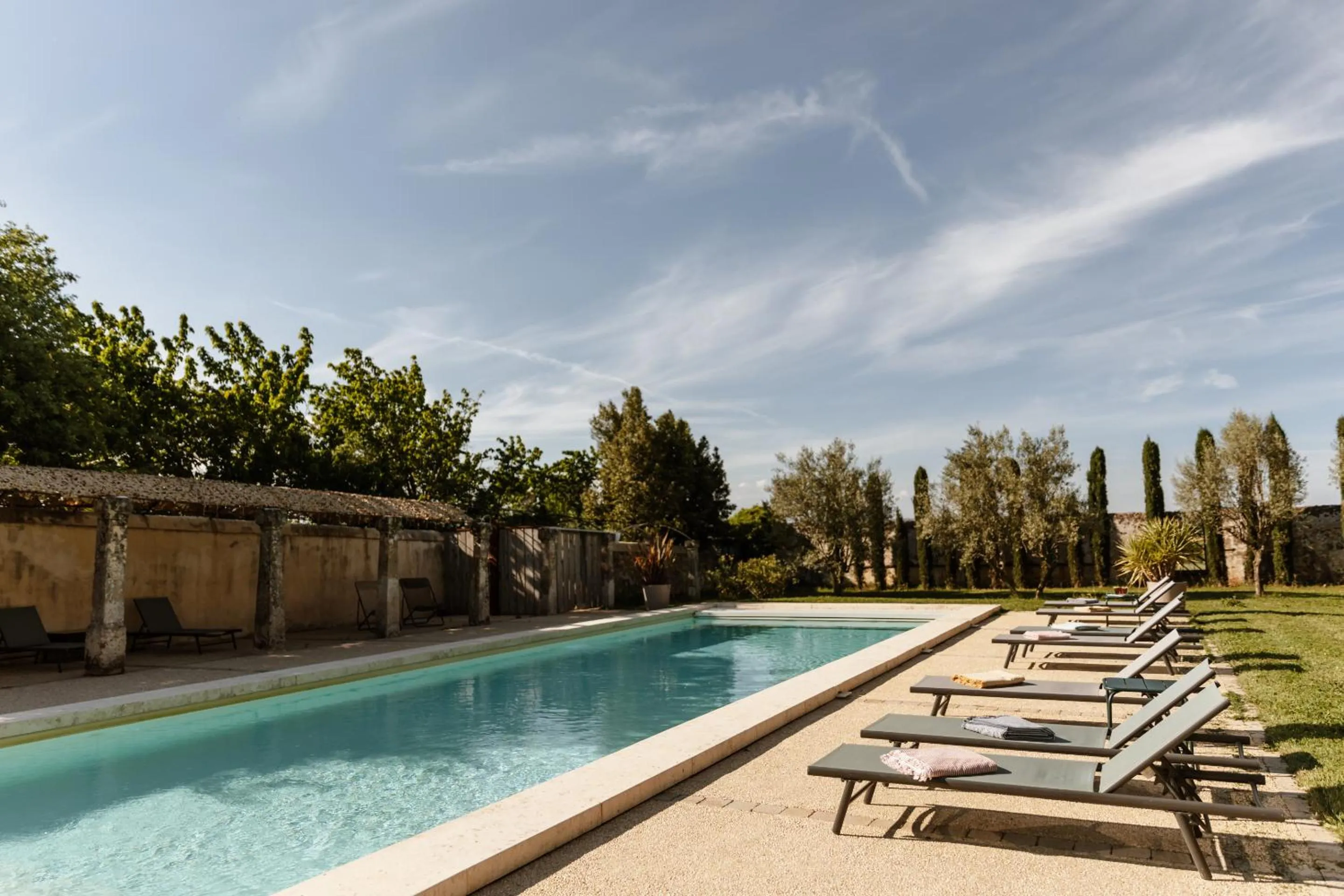 Pool view in Le Domaine de L'Osage