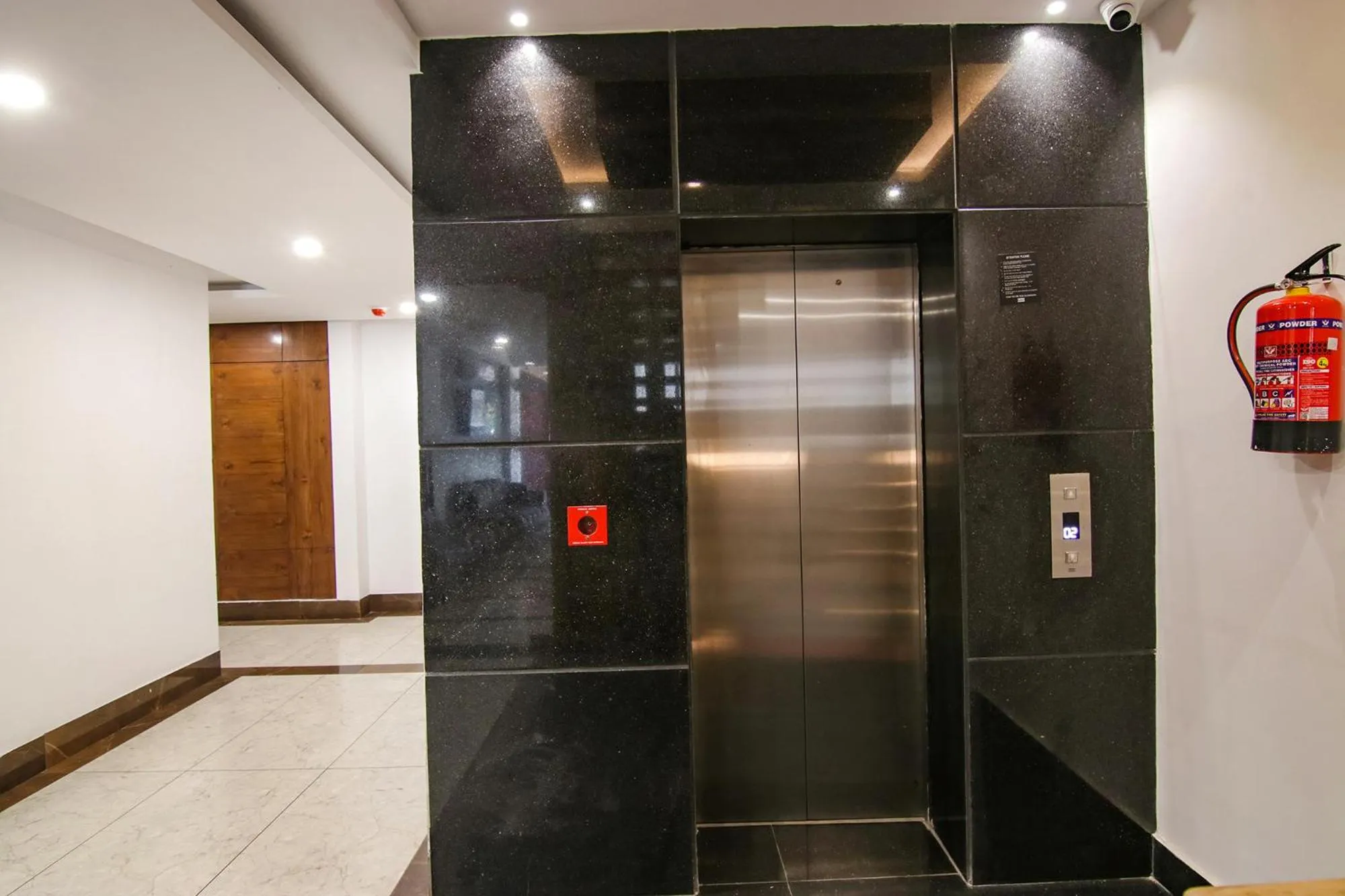elevator in FabHotel Prism Grand