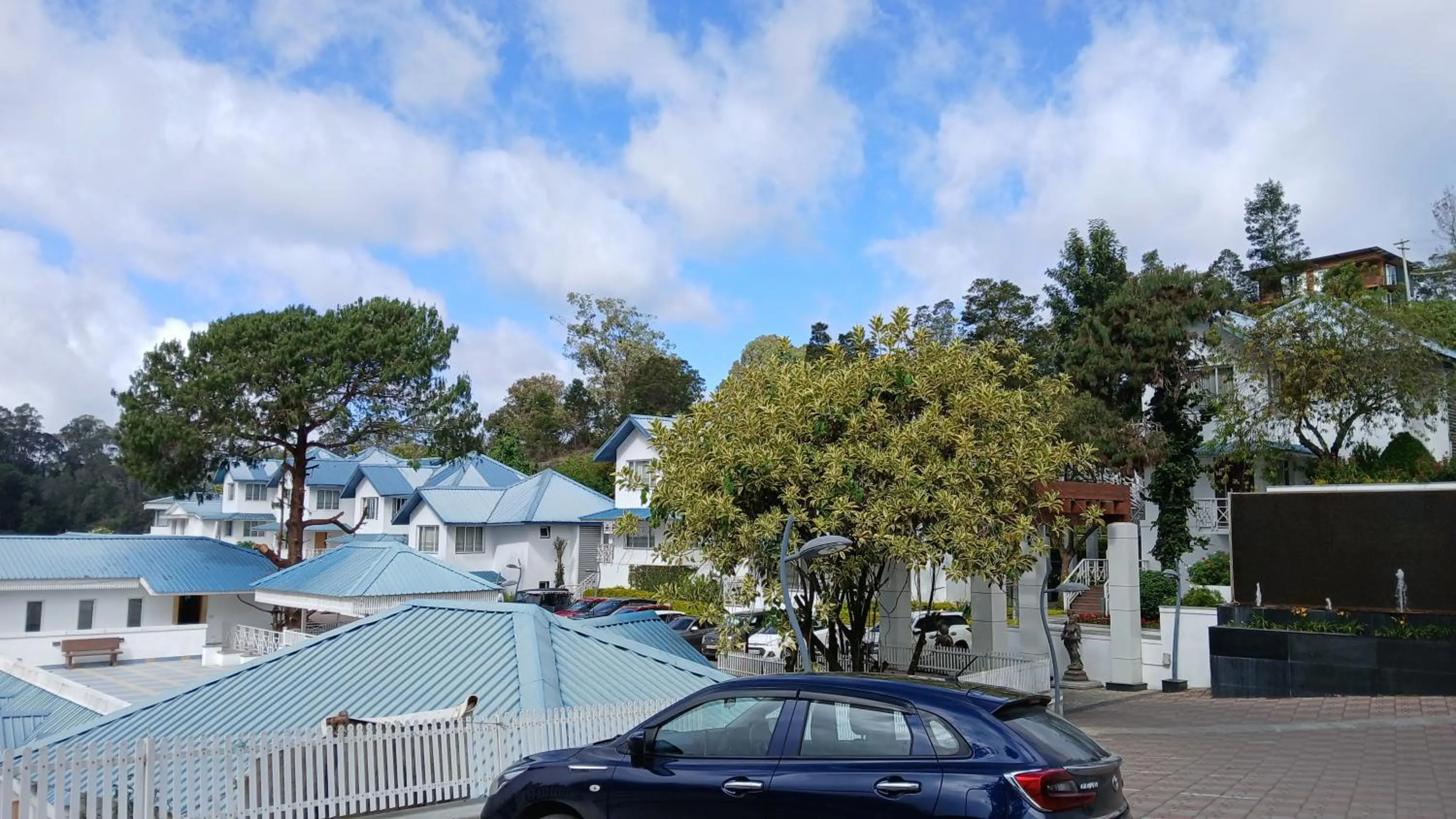 Facade/entrance in Le Poshe, Kodaikanal
