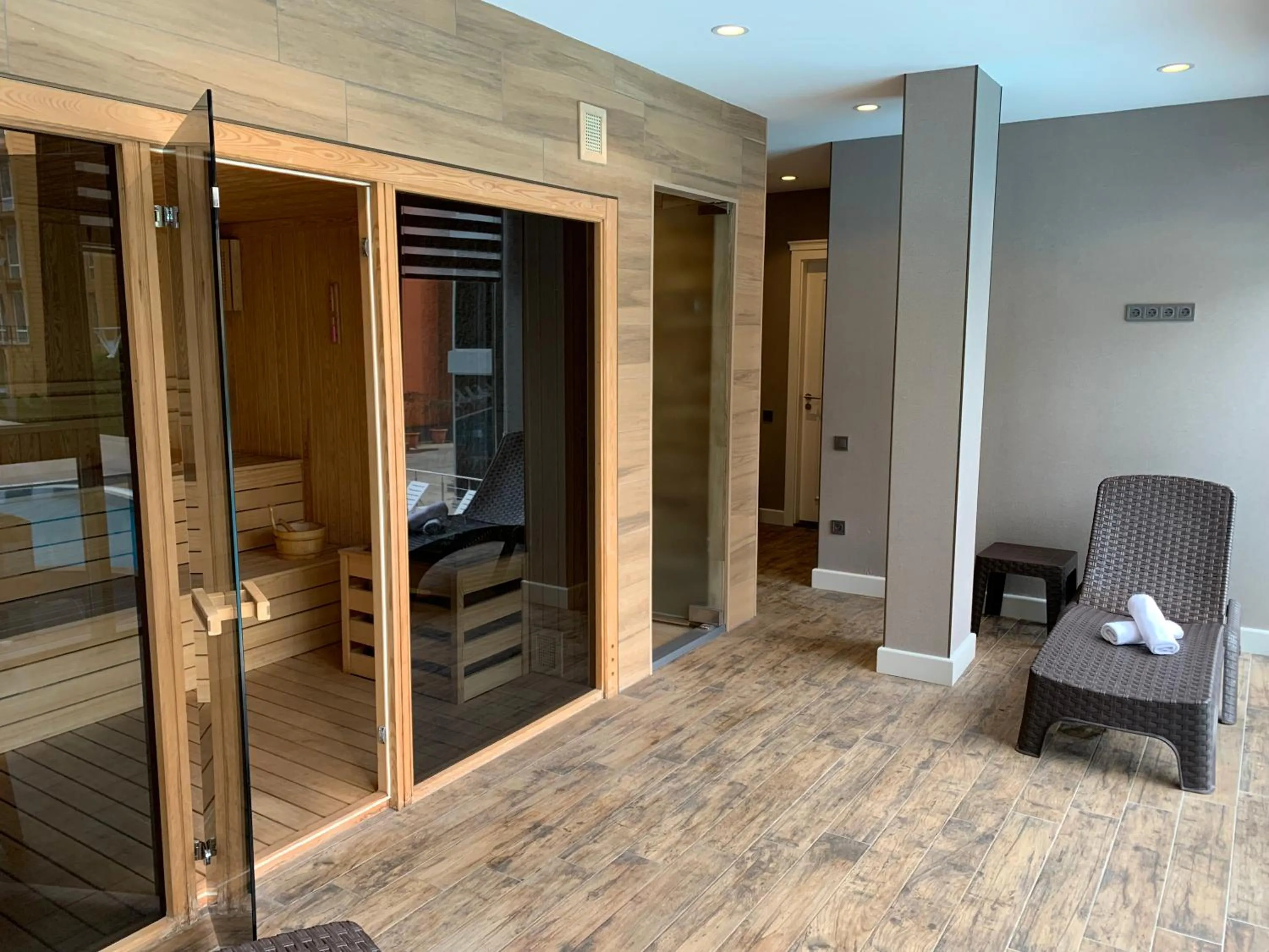 Sauna in Hotel Neptun Kvariati