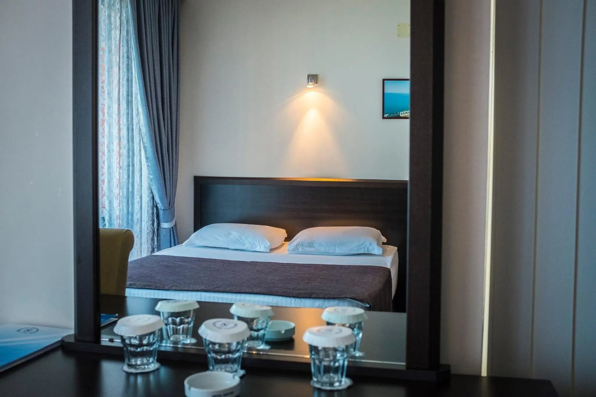Bedroom, Bed in Hotel Neptun Kvariati