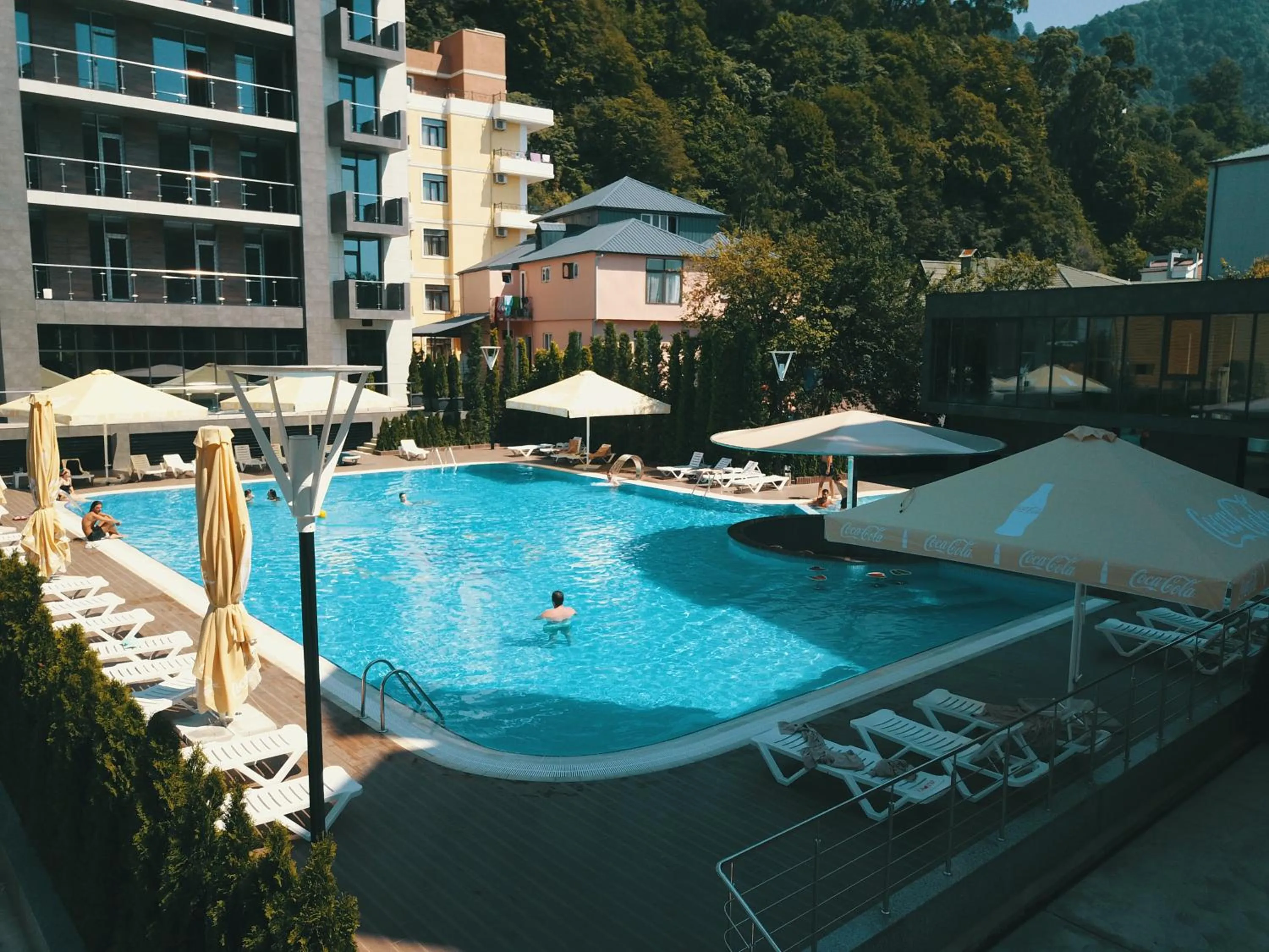 Swimming pool in Hotel Neptun Kvariati