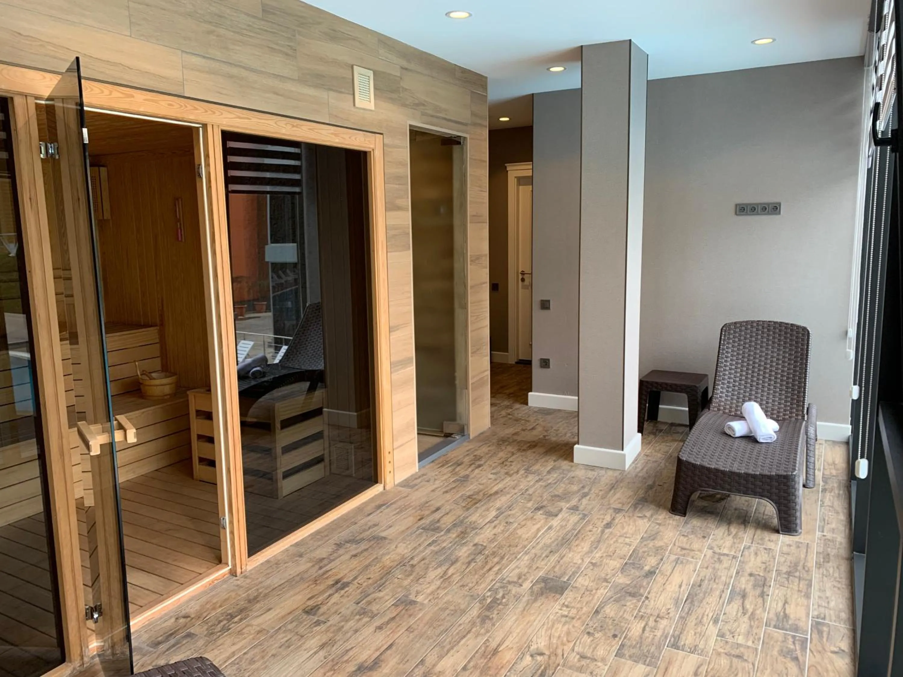 Sauna in Hotel Neptun Kvariati