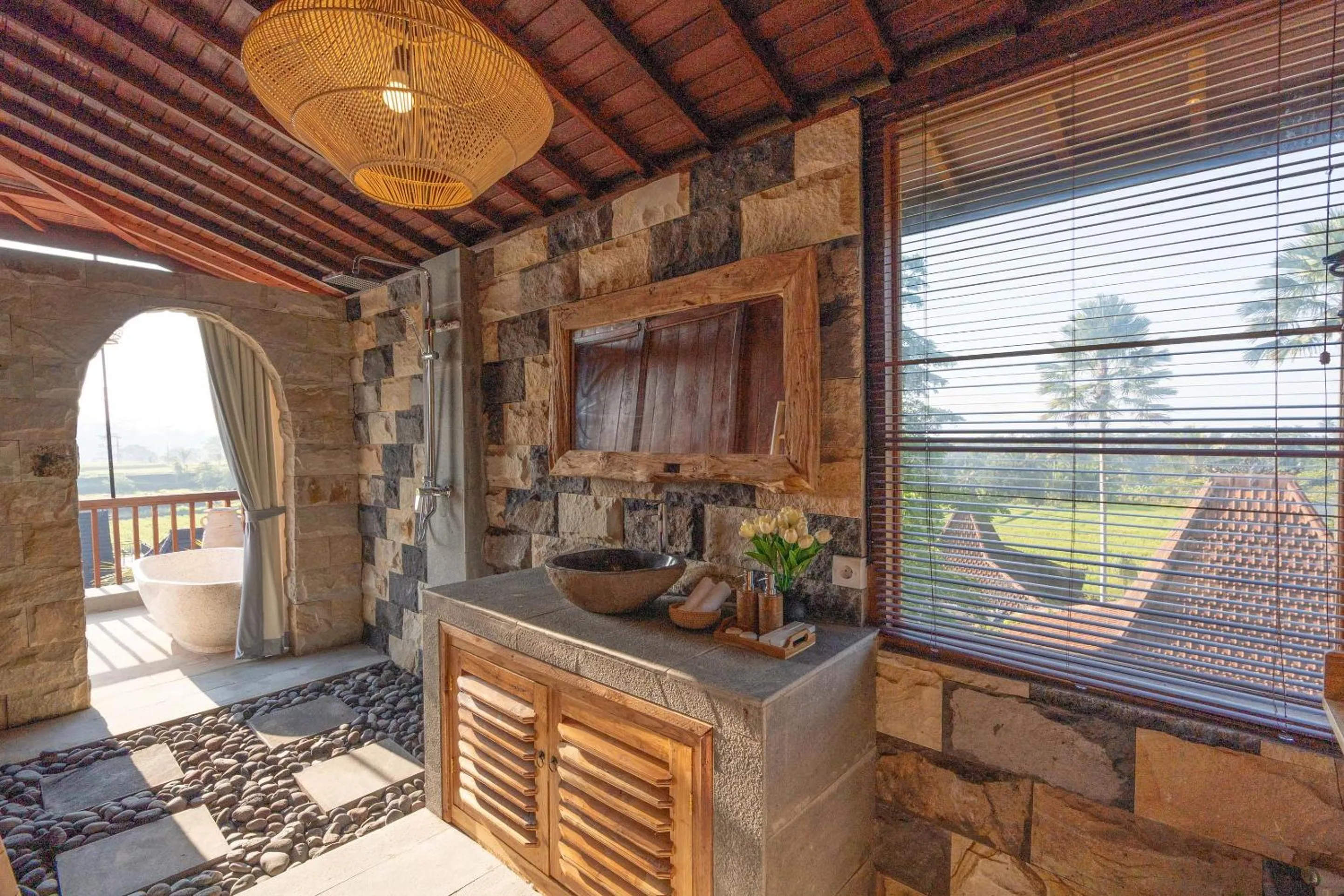 Bathroom in Barong Bali Resort Ubud