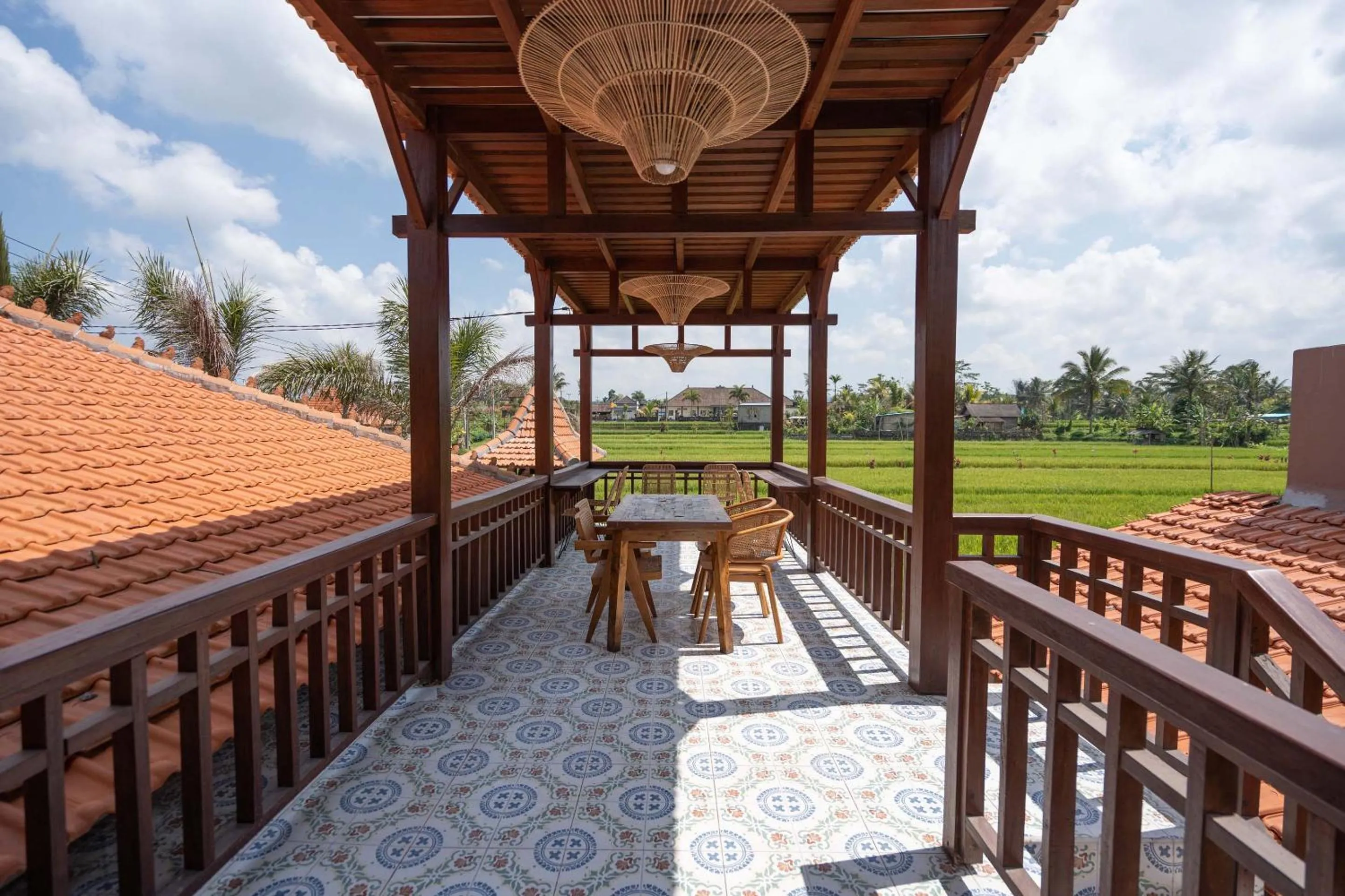Dining area in Barong Bali Resort Ubud