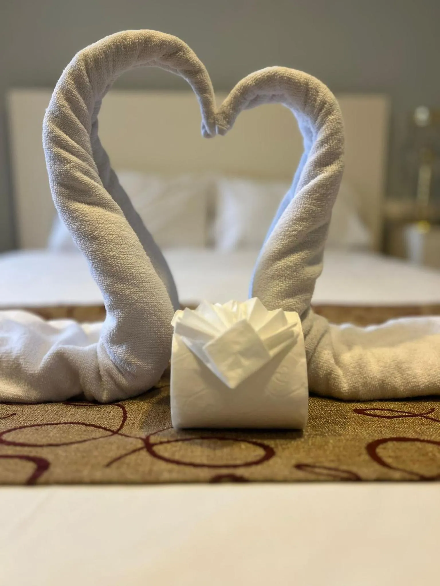 towels, Bed in Bali Star City Hotel