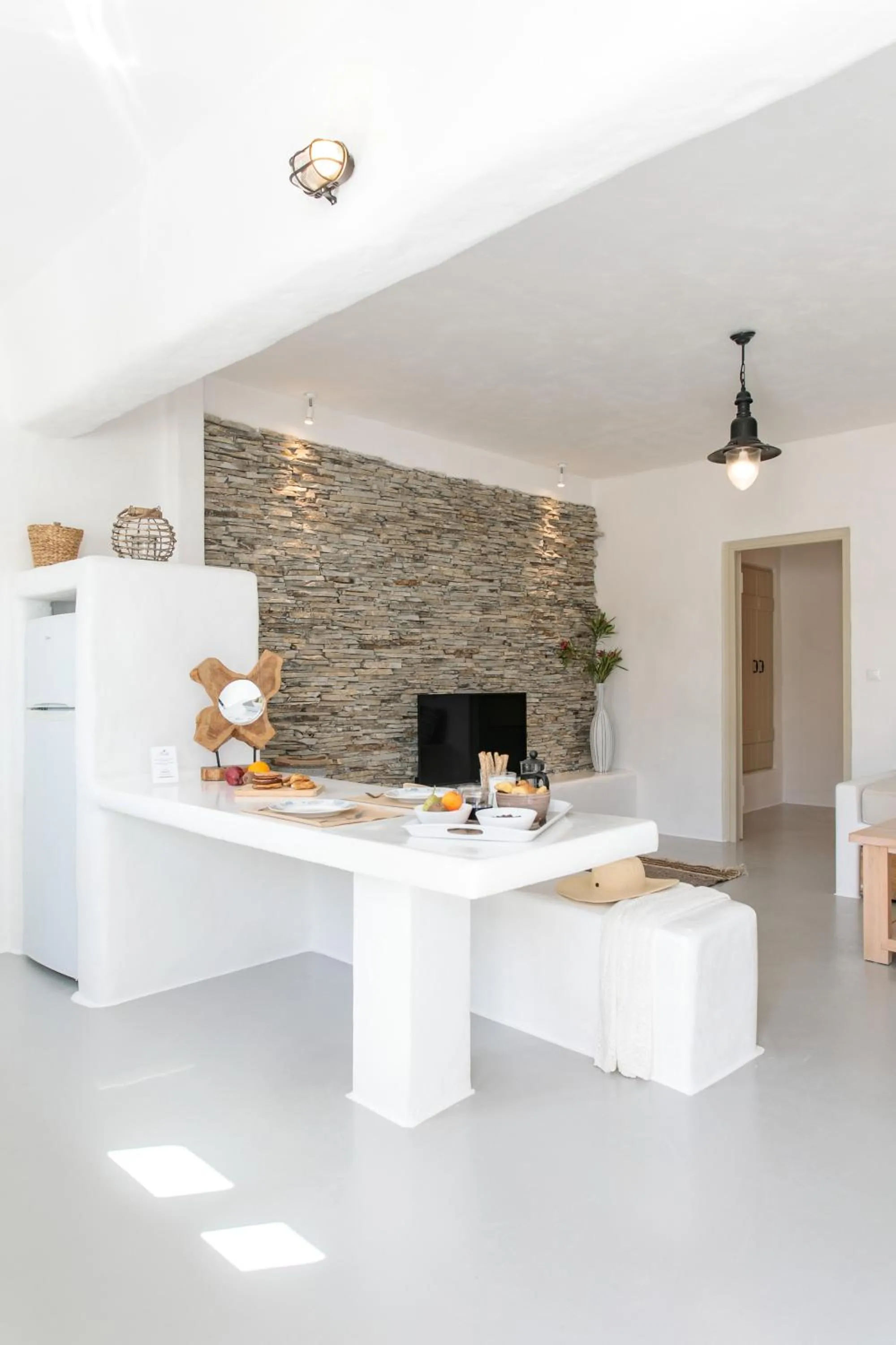 Kitchen or kitchenette in Irida Vacation Suites