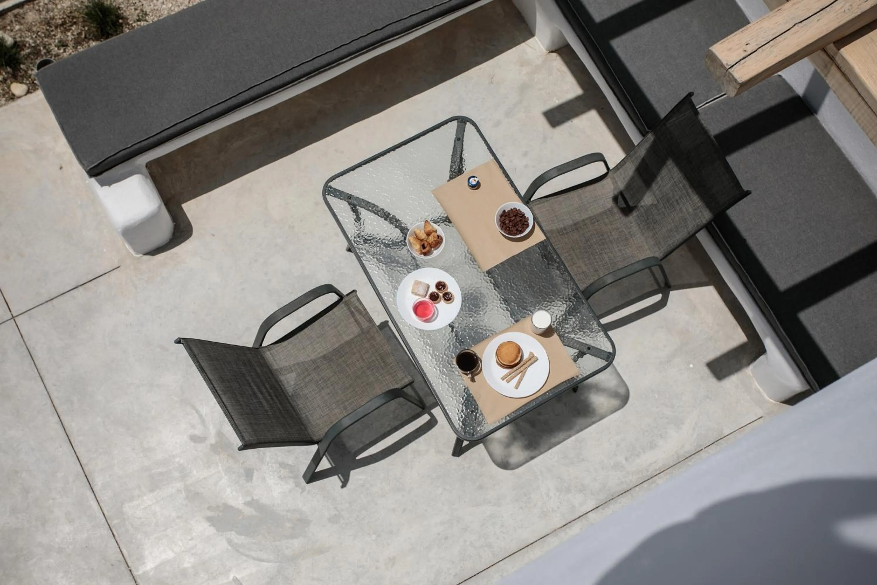 Patio in Irida Vacation Suites