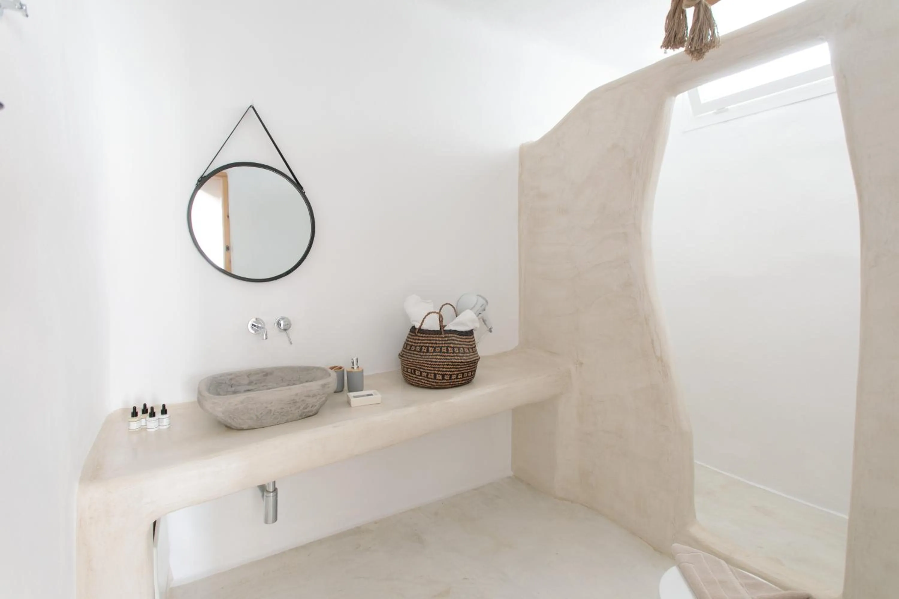 Shower in Irida Vacation Suites