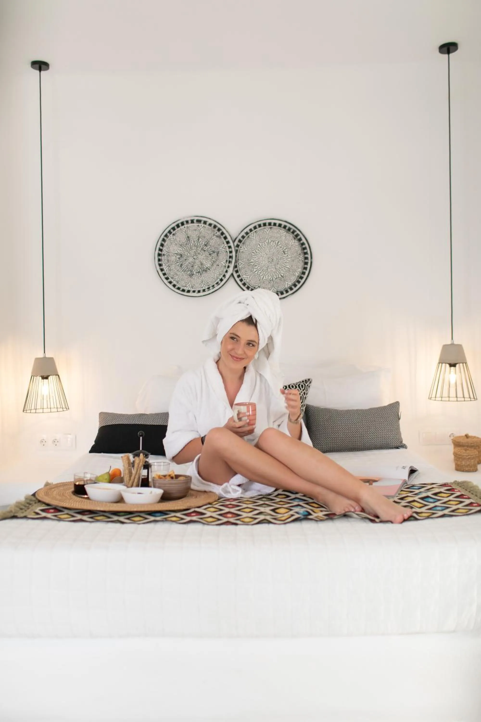 Bed in Irida Vacation Suites