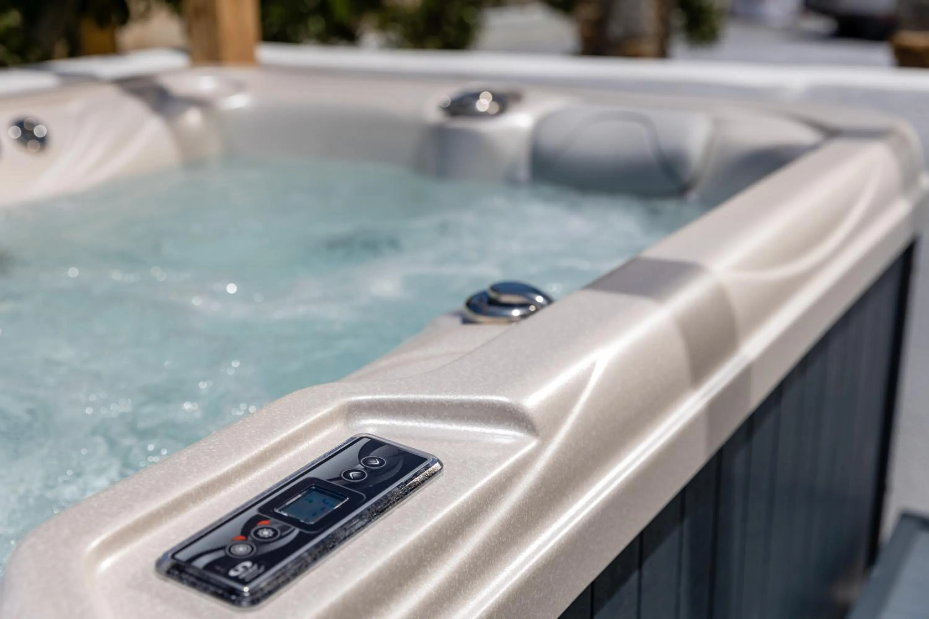 Hot Tub in Irida Vacation Suites