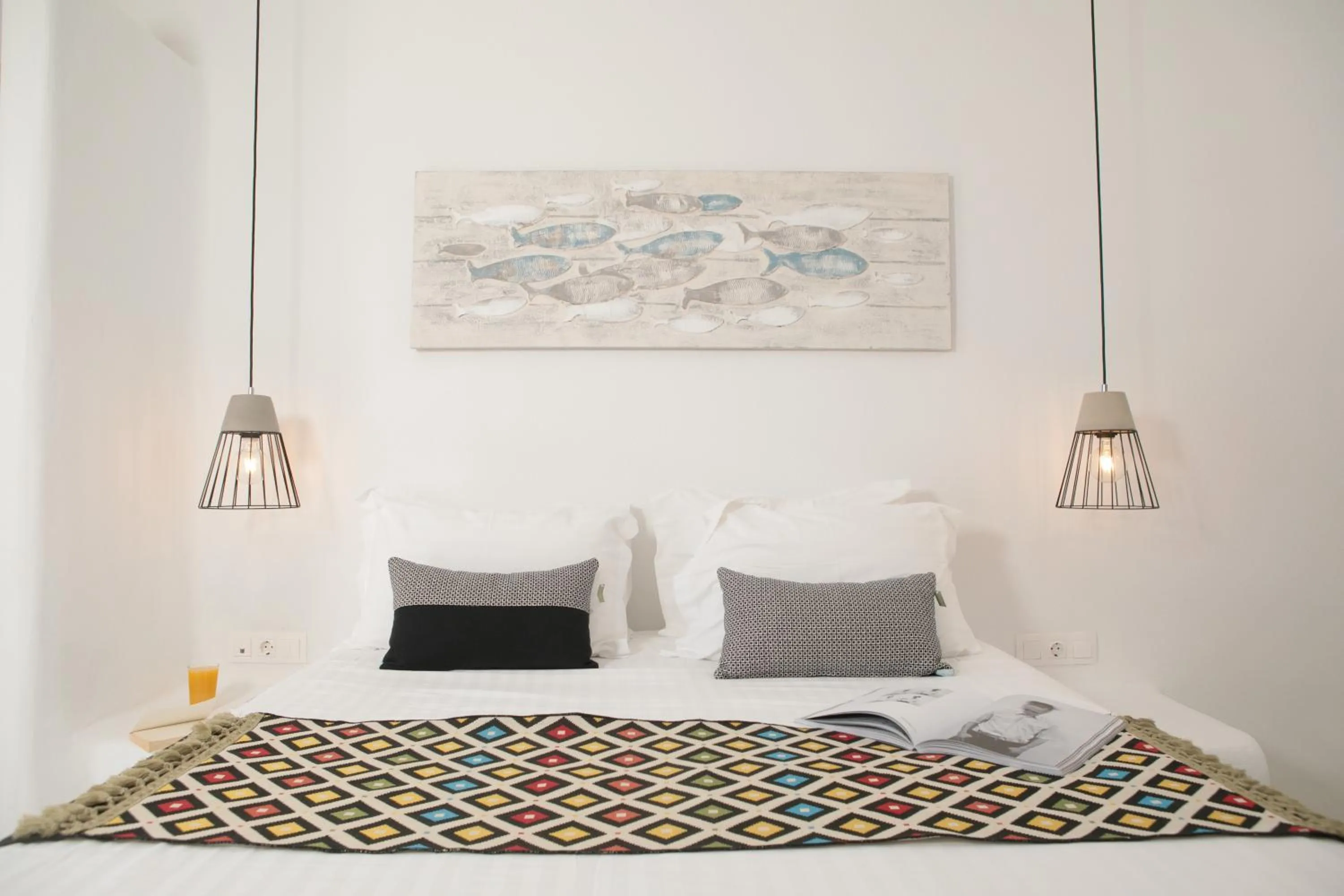 Bed in Irida Vacation Suites