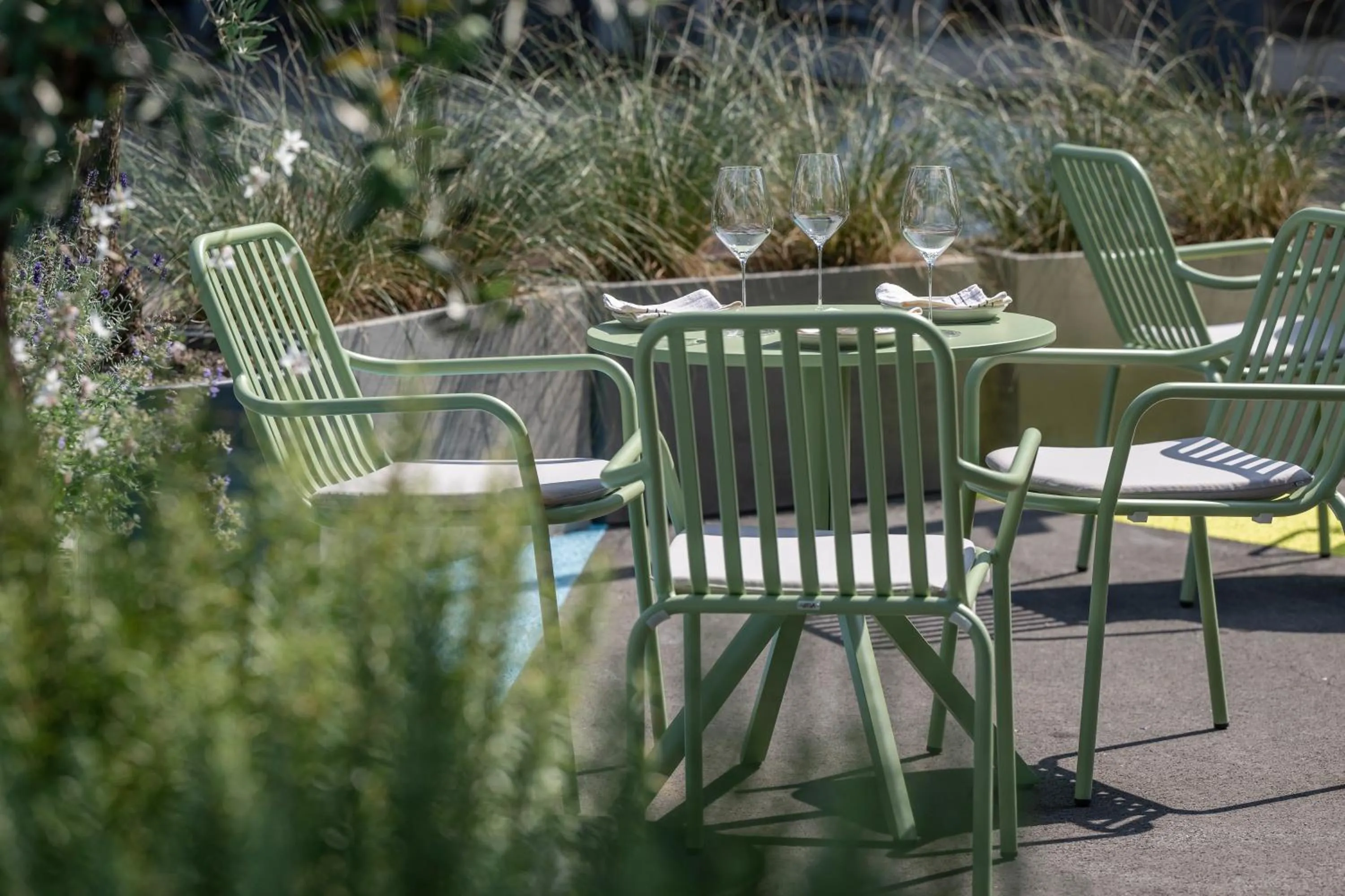 Seating area in The Yarn Design & Business Hotel