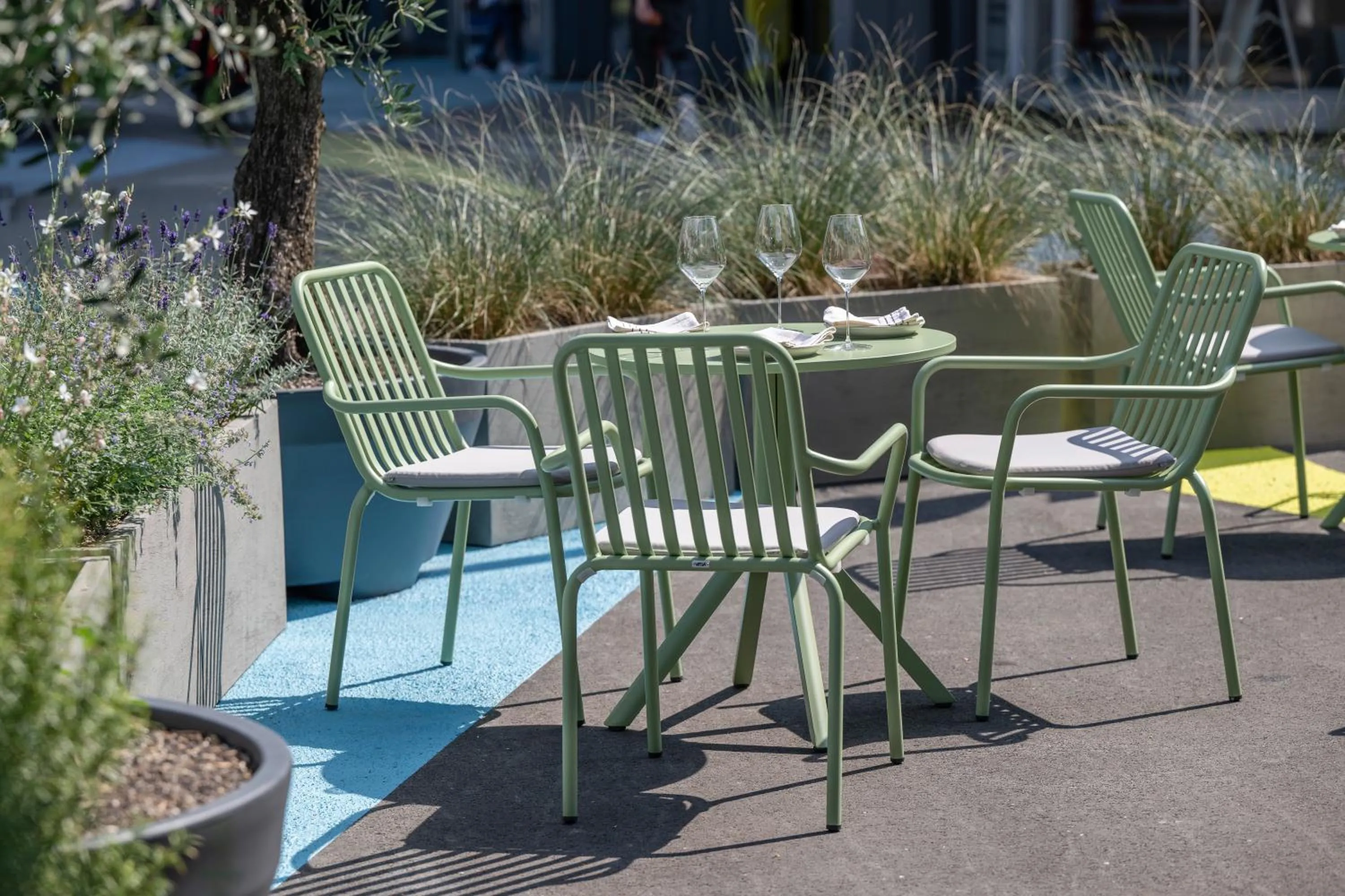 Seating area in The Yarn Design & Business Hotel