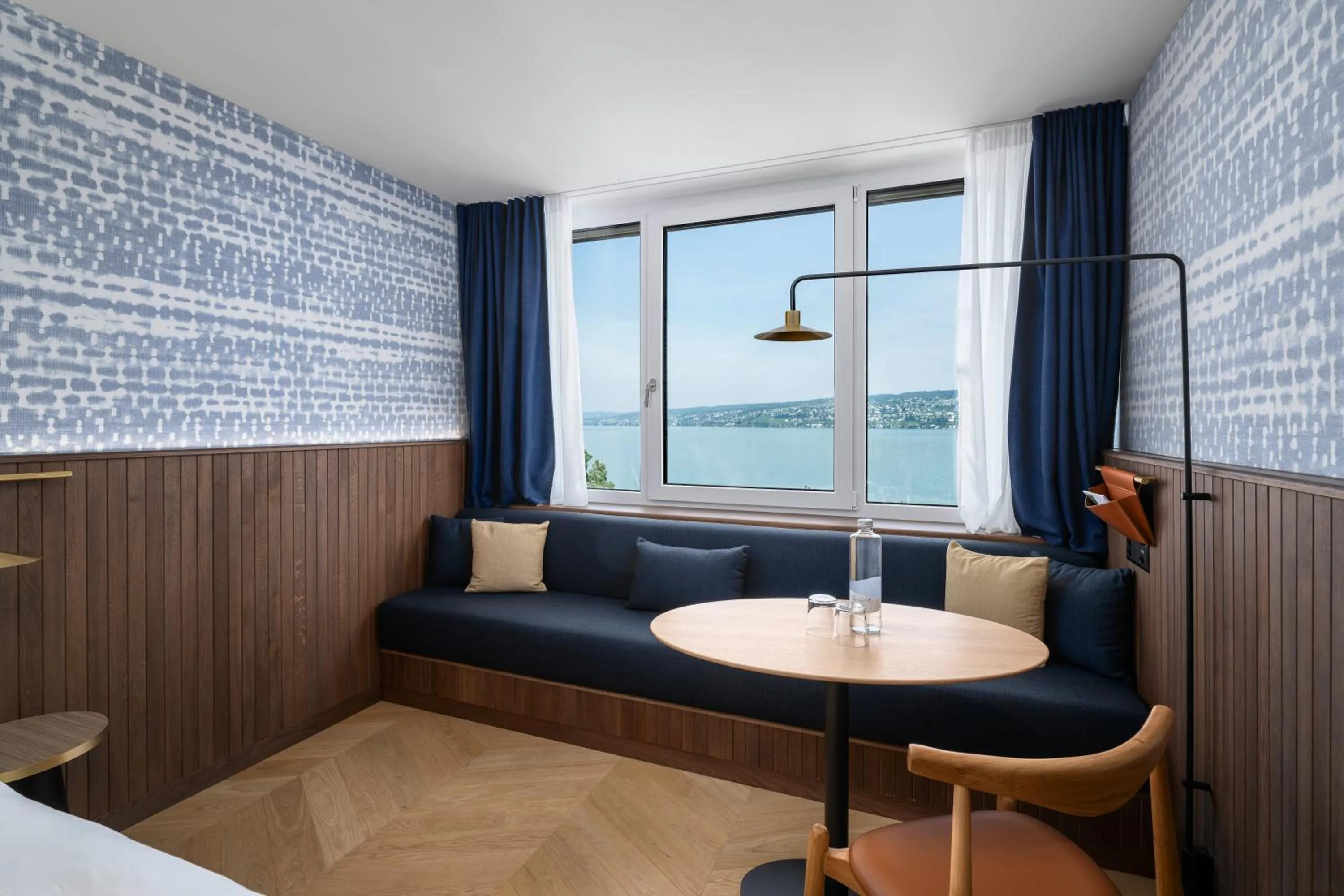 Seating area, Bed in The Yarn Design & Business Hotel