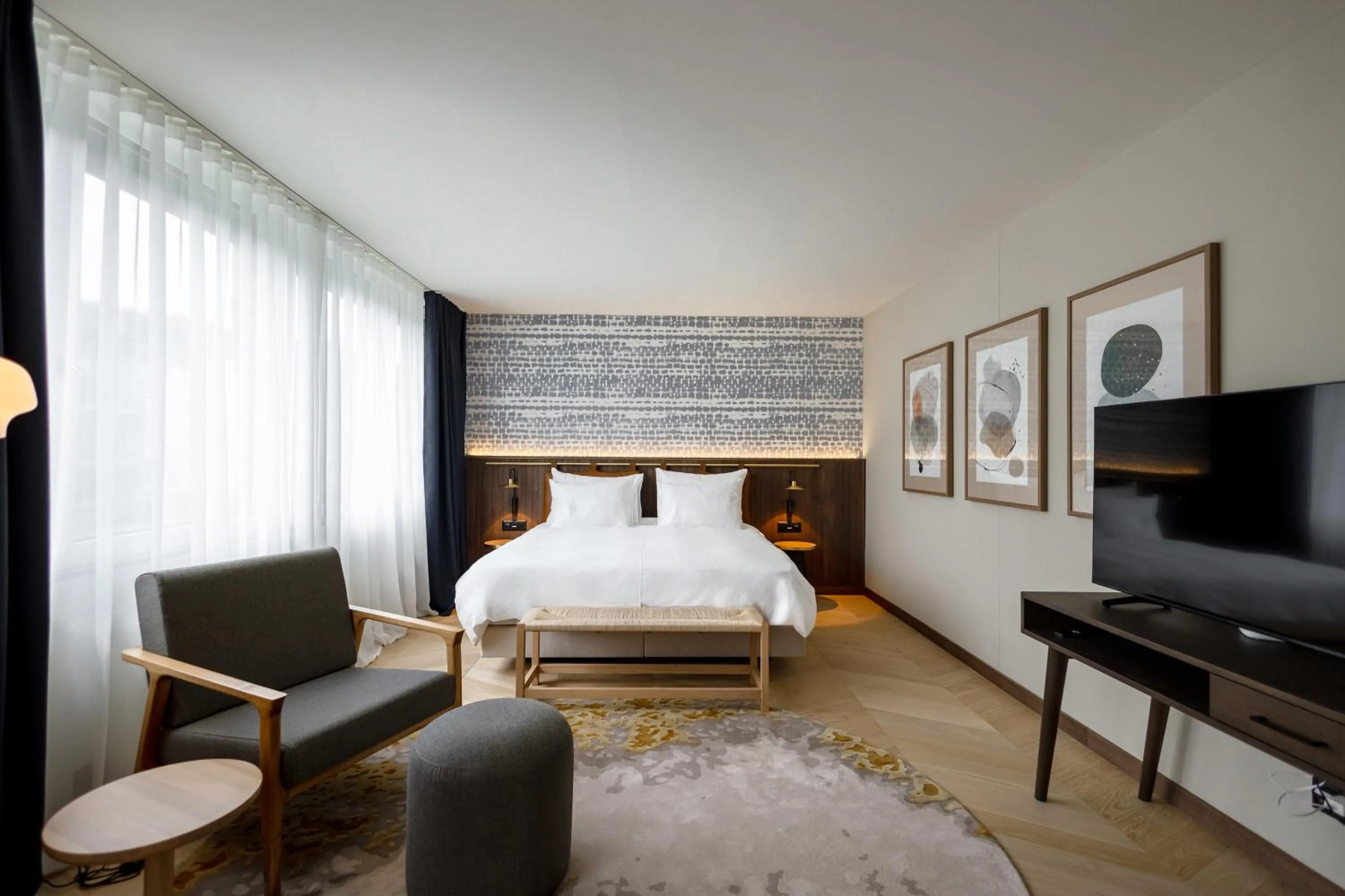 Bed in The Yarn Design & Business Hotel