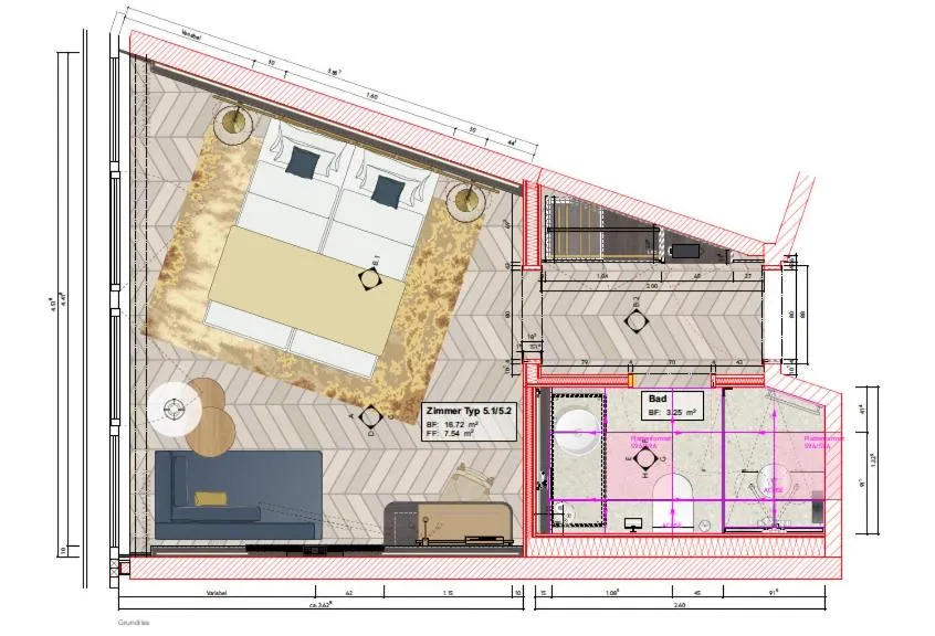 Photo of the whole room in Hotel Meierhof